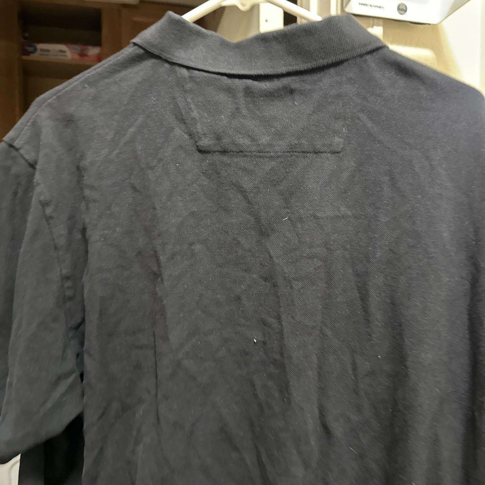 Chaps Chaps Men's Size 2XL Polo Shirt Black Cotton Short Sleeve Size US XXL / EU 58 / 5 - 6 Thumbnail
