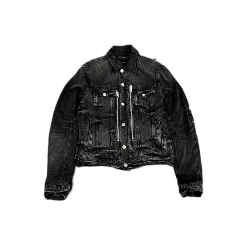 Amiri Amiri Flower Patch Denim Jacket Size S-2506 Size S / US 4 / IT 40 - 1 Thumbnail