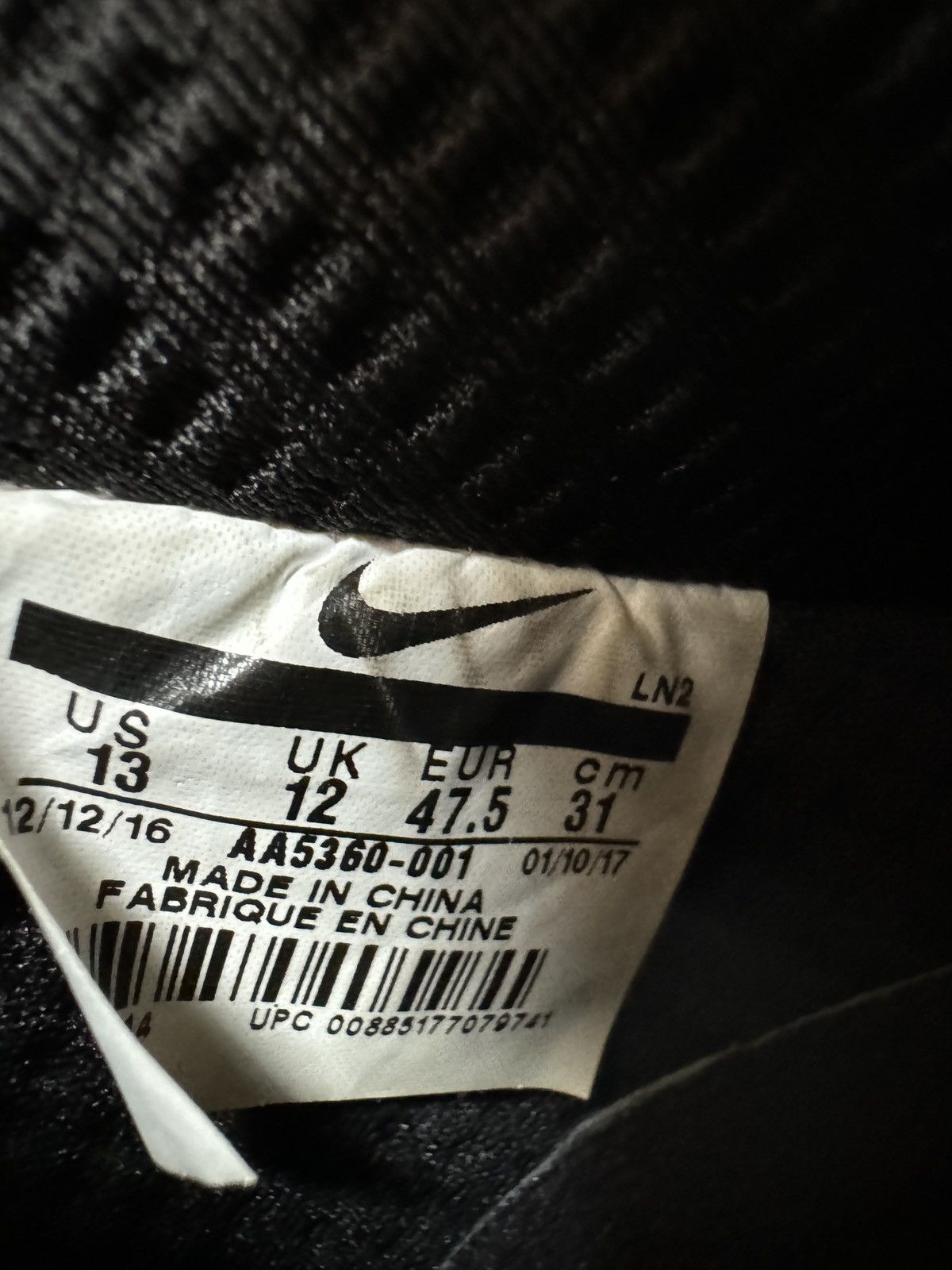 A$AP Rocky × Nike × Vlone Nike Vlone Air Force 1 | US13/EU47.5 Size US 13 / EU 46 - 15 Thumbnail