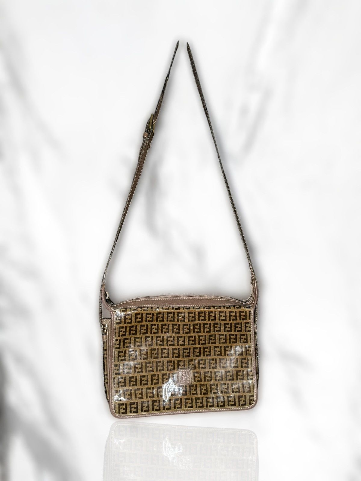 Fendi Vintage Fendi Zucca Monogram Shoulder Bag Size ONE SIZE - 1 Thumbnail