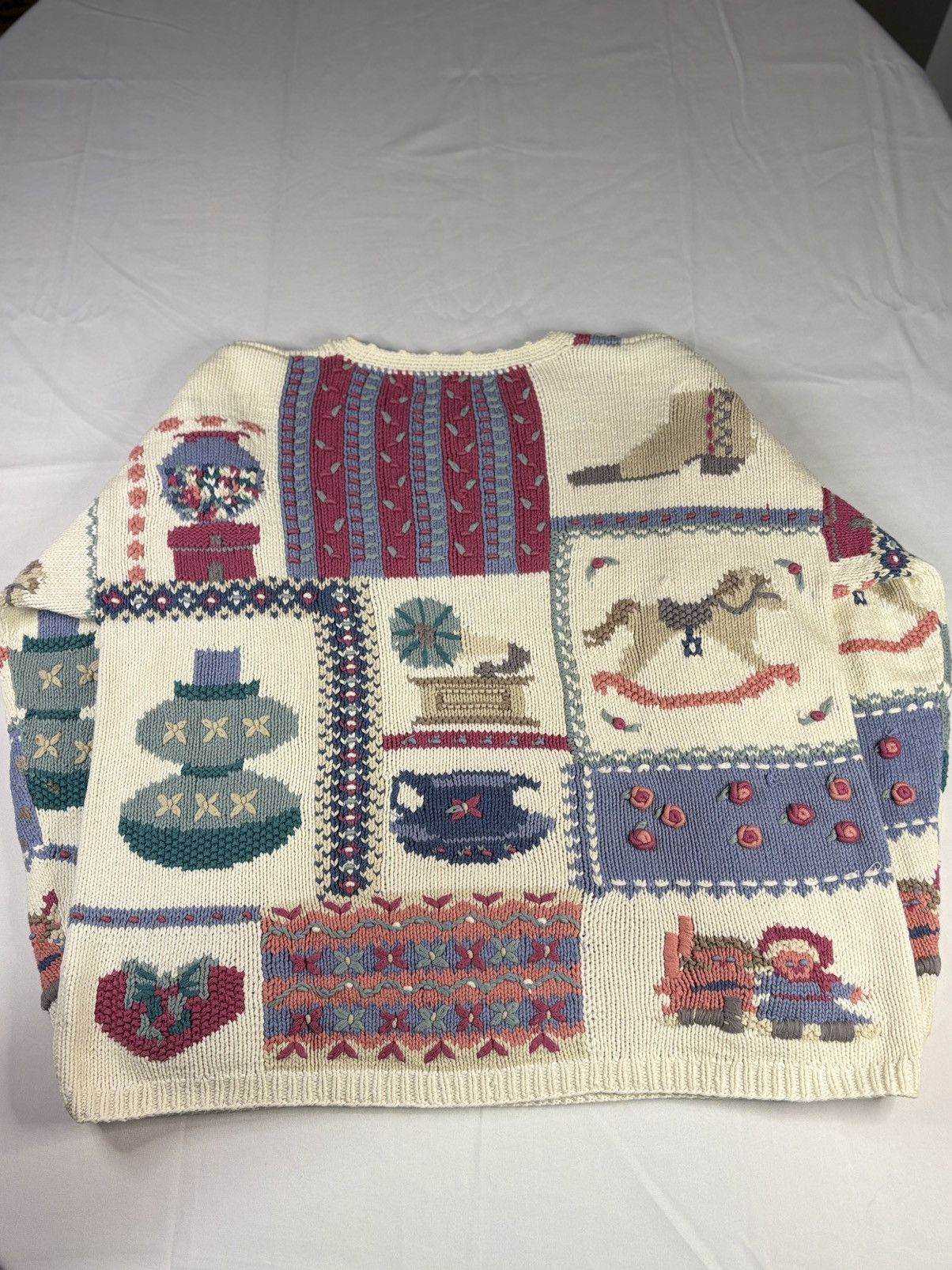Vintage Vintage Expert Collection Hand Knitted Sweater | $100 Size L / US 10 / IT 46 - 2 Thumbnail