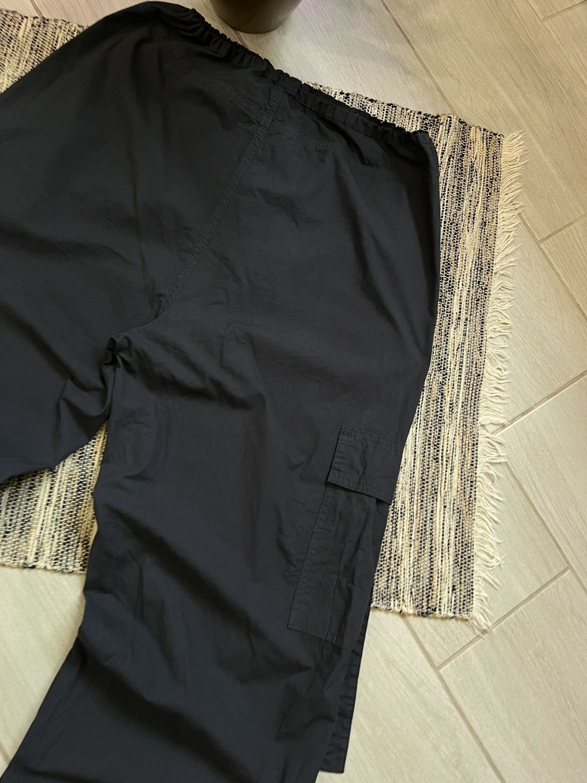 Japanese Brand × Vintage Y2K Vintage Navy Parachute Nylon Pants Japanese Avantgarde Size US 32 / EU 48 - 12 Thumbnail