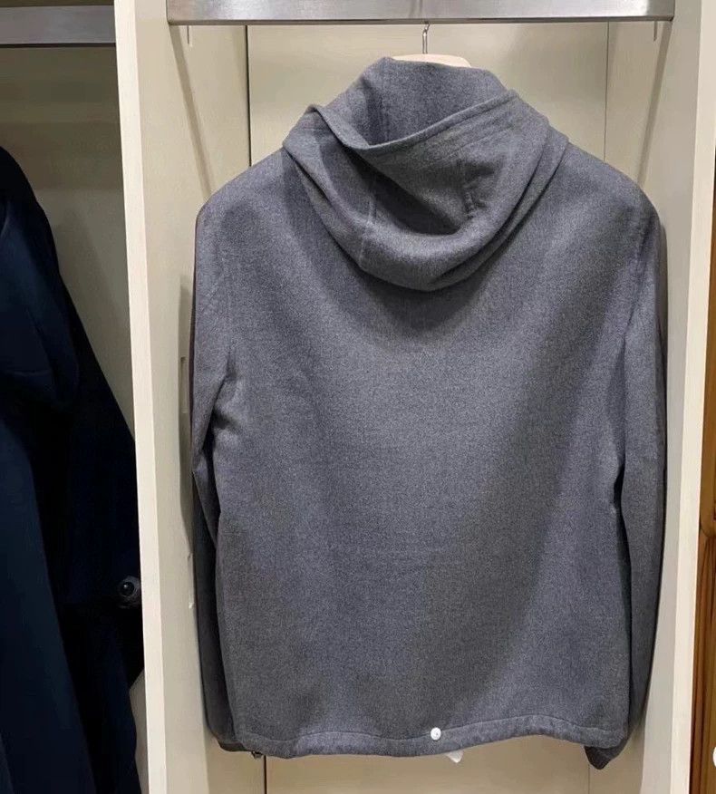 Loro Piana LORO PIANA Waterproof cashmere hooded jacket double sided Size US S / EU 44-46 / 1 - 2 Thumbnail