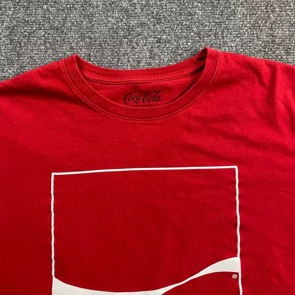 Lucky Brand Lucky Brand Coca Cola Shirt Men's Red Casual 100% Cotton XL Size US XL / EU 56 / 4 - 2 Thumbnail