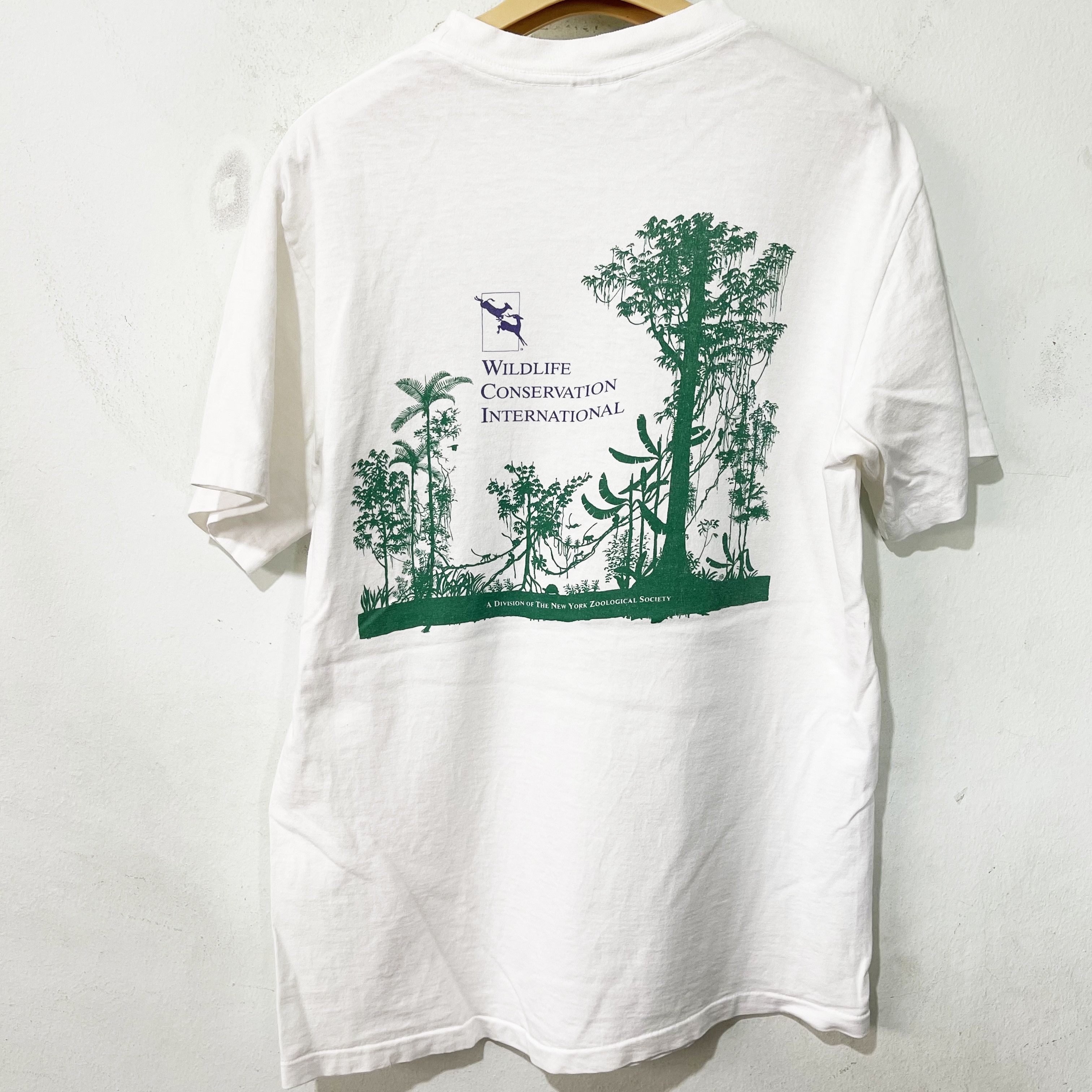 Vintage Vintage 90s Tropical Forest T-Shirt Size US M / EU 48-50 / 2 - 5 Thumbnail
