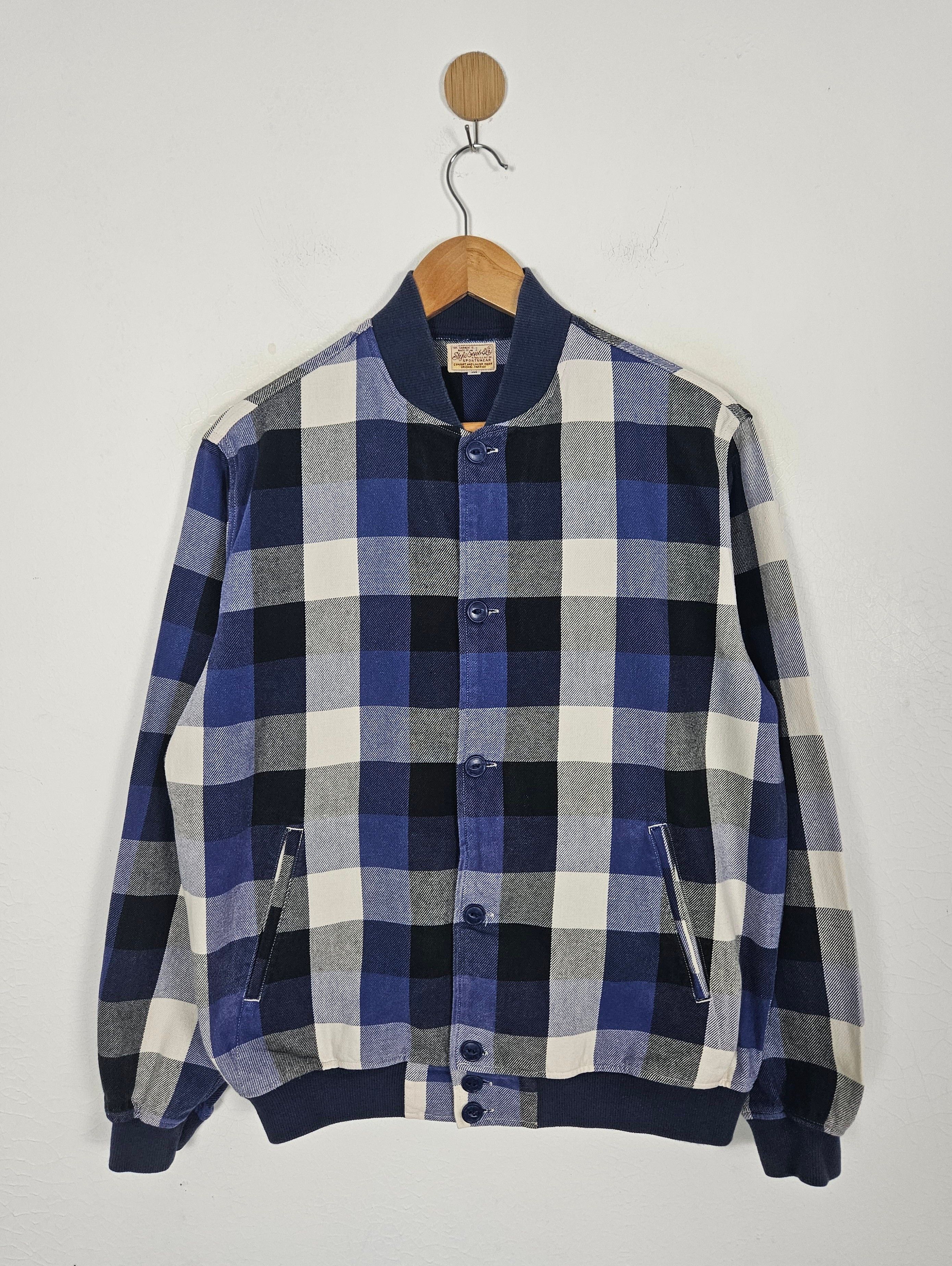 Sugar Cane × Toyo Enterprises Sugar Canes Style Eyes Sportswear Plaid Jacket Size US M / EU 48-50 / 2 - 1 Thumbnail