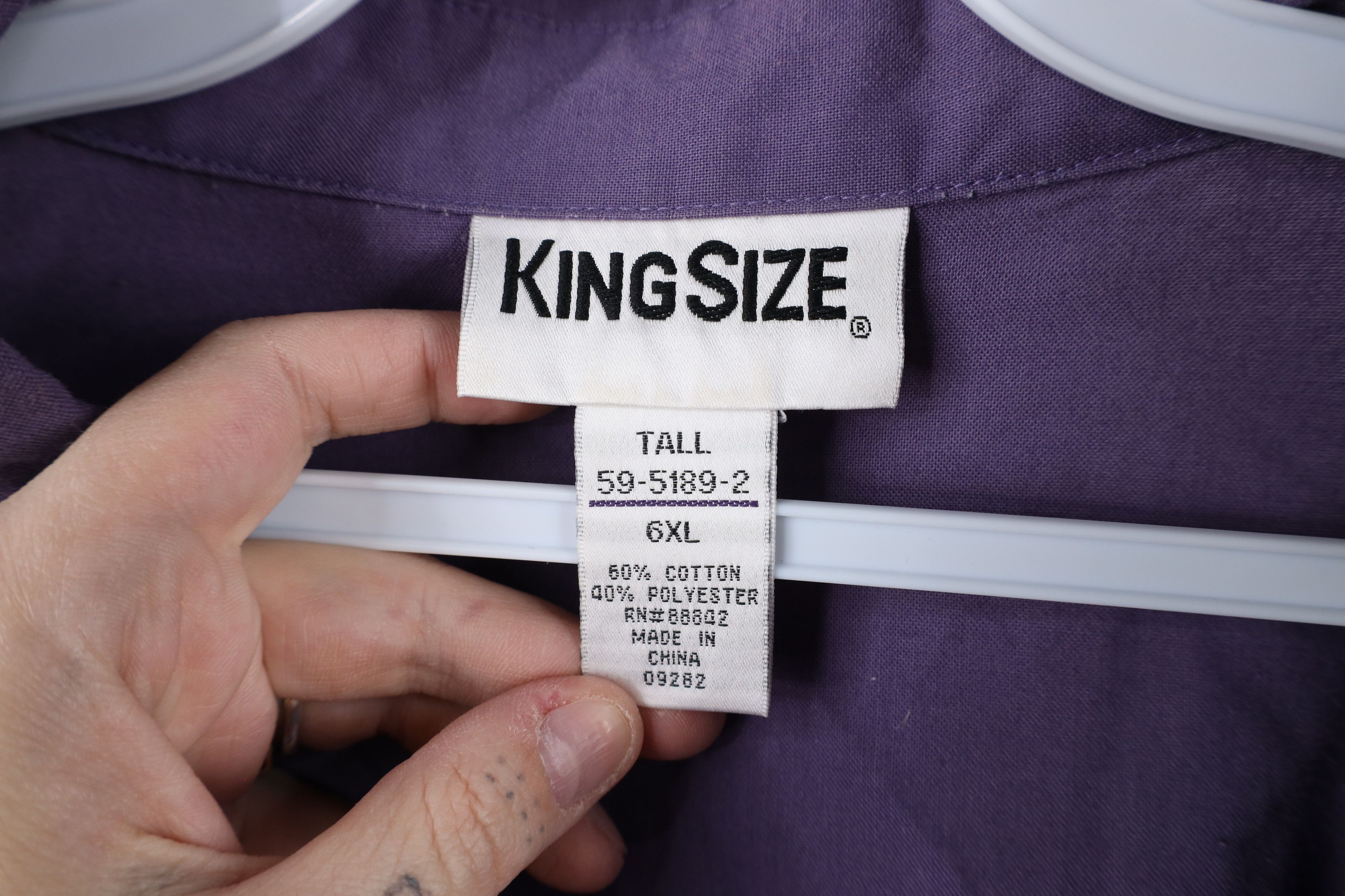 Vintage Vintage 90s Streetwear Ribbed Pullover Polo Shirt Purple Size US XXL / EU 58 / 5 - 8 Thumbnail