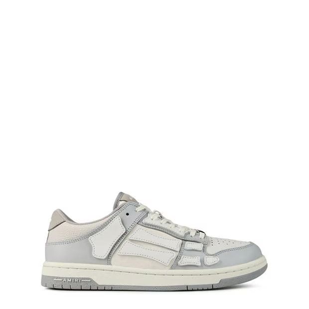 image of Amiri O1G2R1Mq0324 Low Top Trainers In White/grey Shoes, Men's (Size 8)
