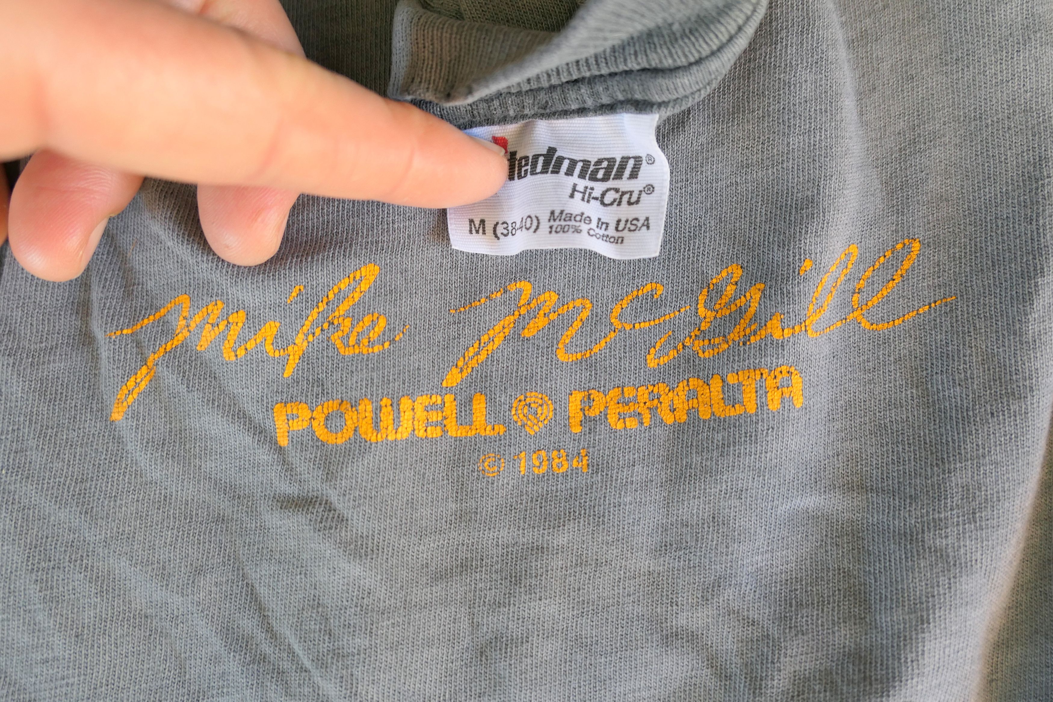Vintage 80's Vintage 1984 Mike McGill Powell Peralta T Shirt M Size US M / EU 48-50 / 2 - 4 Thumbnail