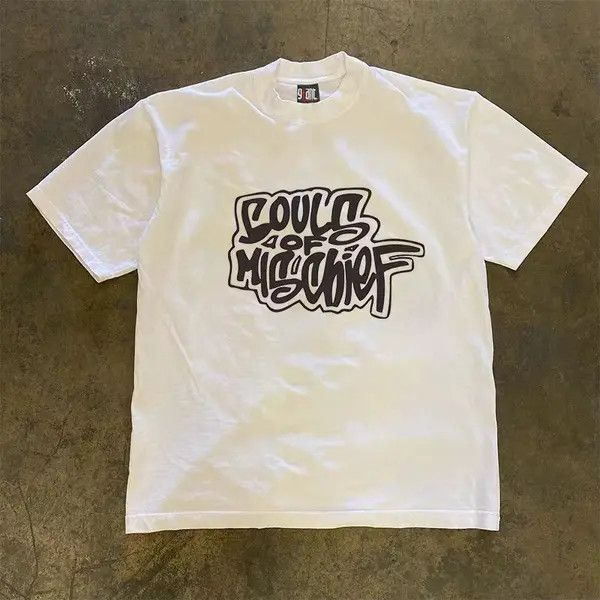 Vintage Wakiko x Rumi White Loose Letter Print Short Sleeve T-Shirt Size US M / EU 48-50 / 2 - 6 Thumbnail