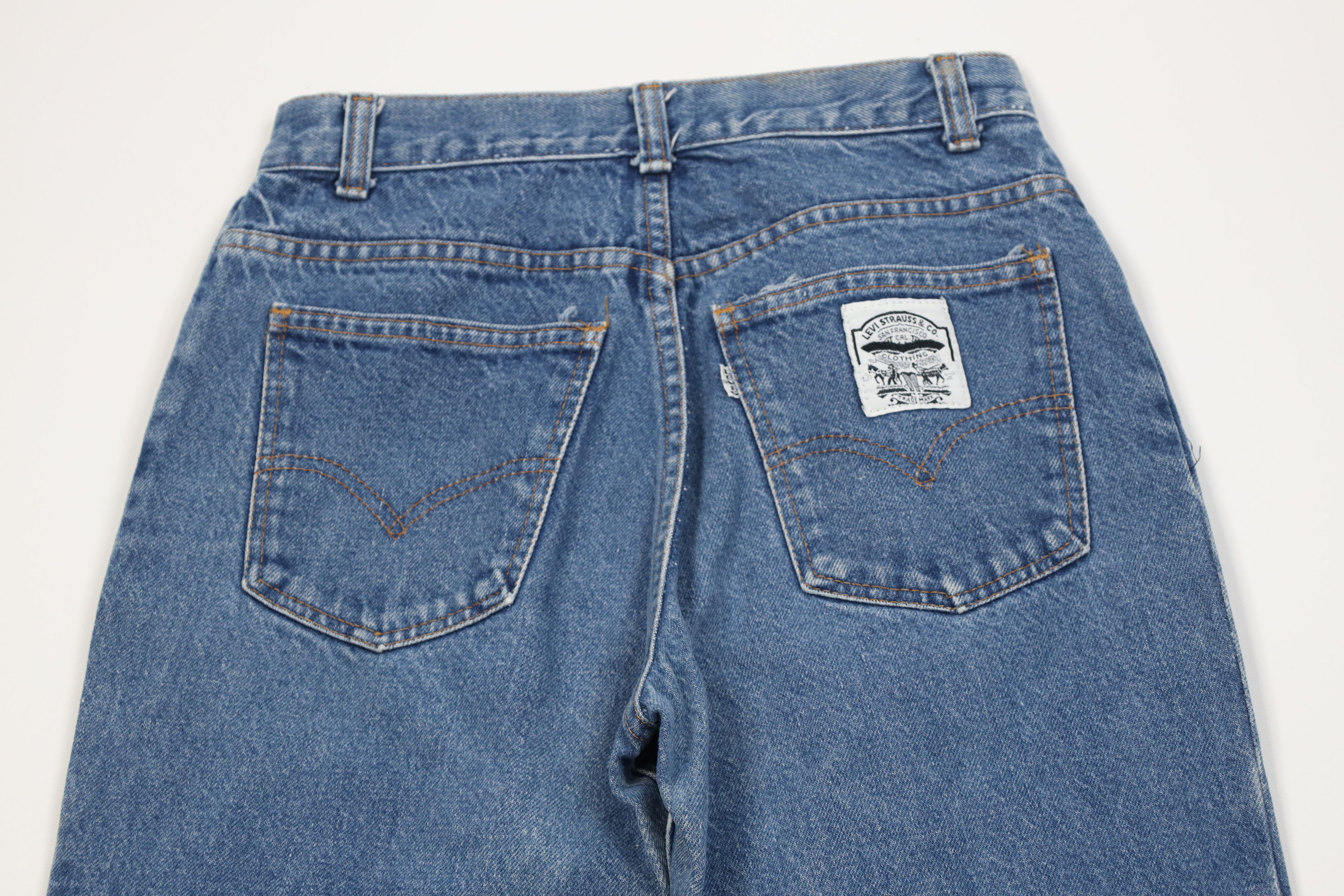 Levi's Vintage 70s 80s Levis Relaxed Fit Straight Leg Jeans USA Size 34" / US 12 / IT 48 - 12 Thumbnail