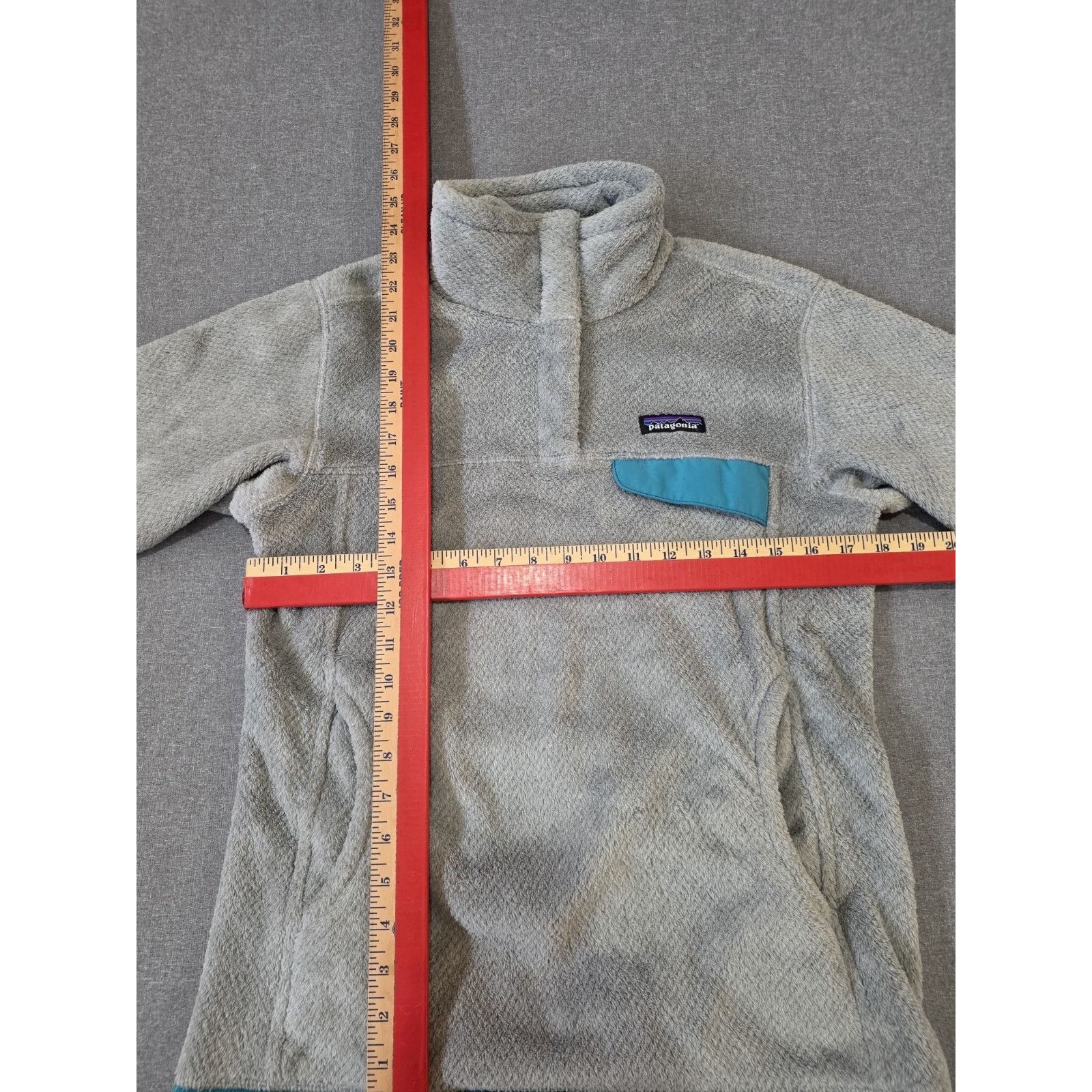 Patagonia Patagonia Jacket Womens M Gray Blue Polartec Re-Tool Snap Size M / US 6-8 / IT 42-44 - 2 Thumbnail