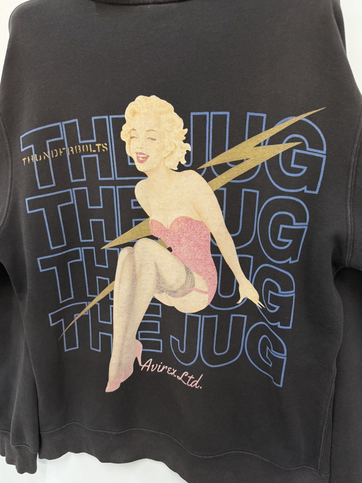 Avirex ⚡️Avirex LTD Marilyn Monroe Logo Jumper Sweat Hoodie - M Size US M / EU 48-50 / 2 - 10 Thumbnail