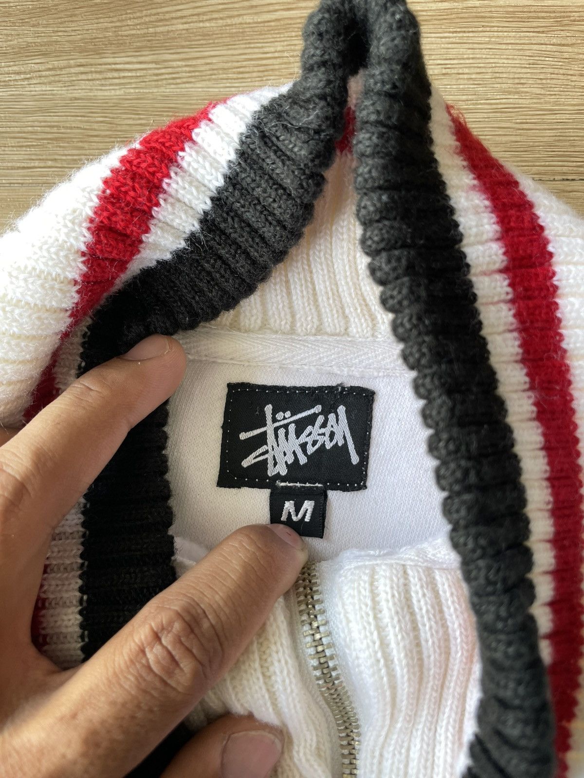 Stussy × Vintage Vintage Stussy Big Logo Sweaters Size US M / EU 48-50 / 2 - 9 Thumbnail