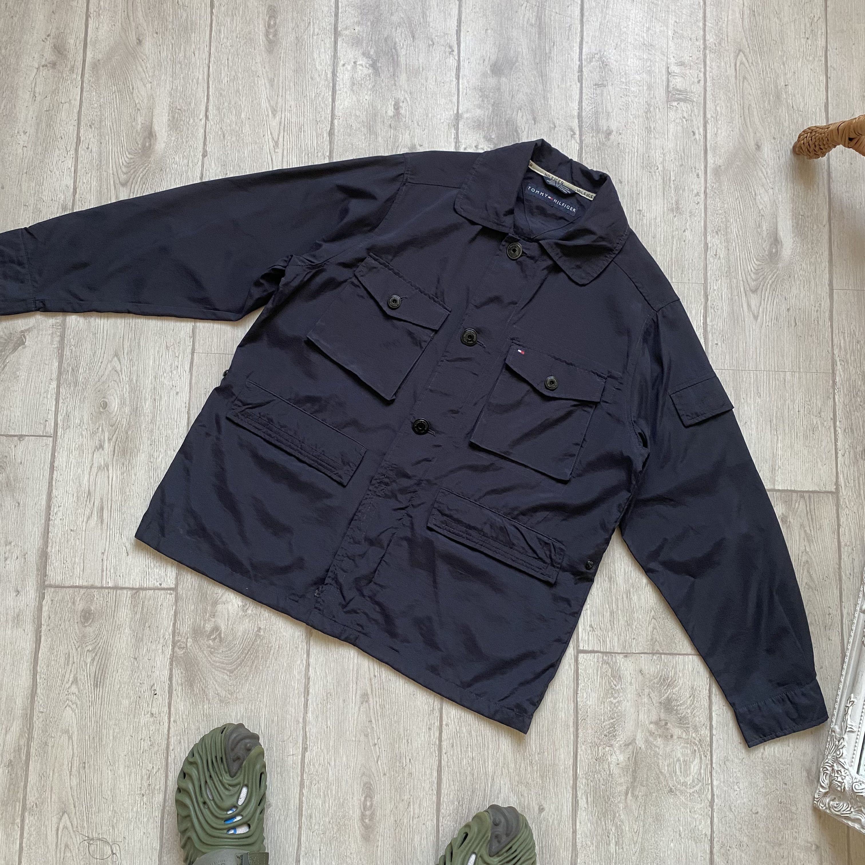 Tommy Hilfiger Vintage 90s Tommy Hilfiger Jacket Nylon Overshirt Size US L / EU 52-54 / 3 - 8 Thumbnail