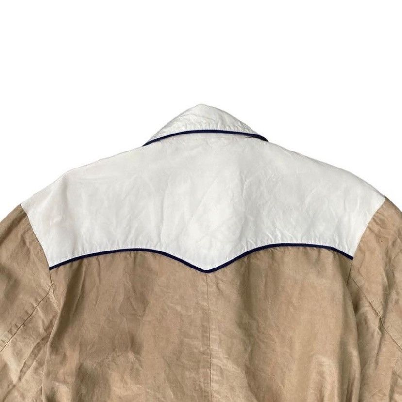 Prada 🧿silk western style belted trench coat with contrast yoke Size M / US 6-8 / IT 42-44 - 3 Thumbnail