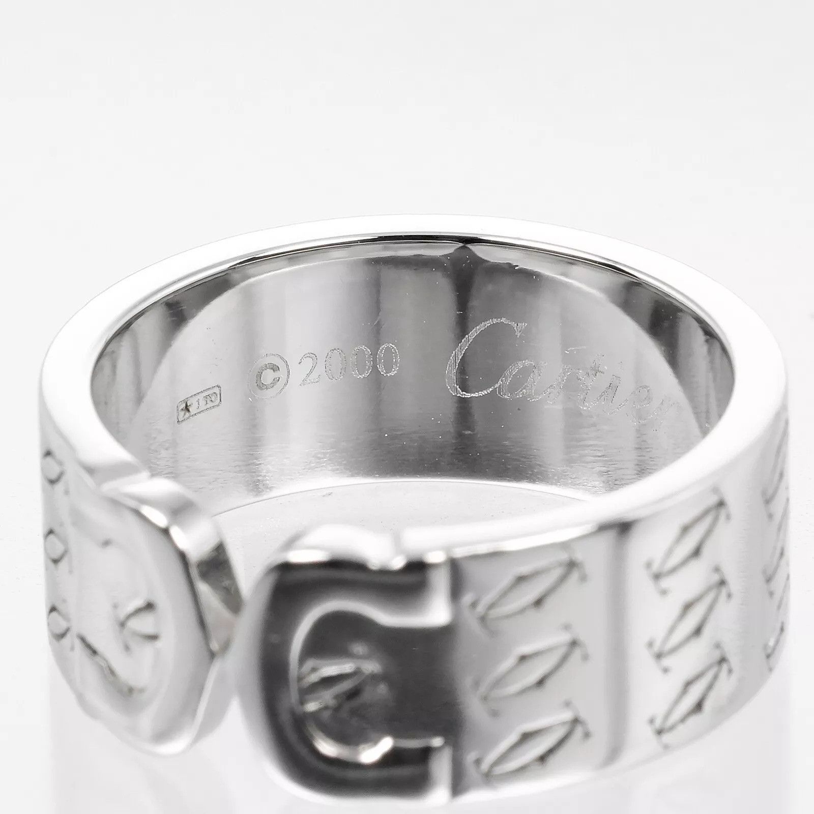 Cartier CARTIER 2C Happy Birthday Ring Christmas 2000 K18 Size ONE SIZE - 1 Thumbnail