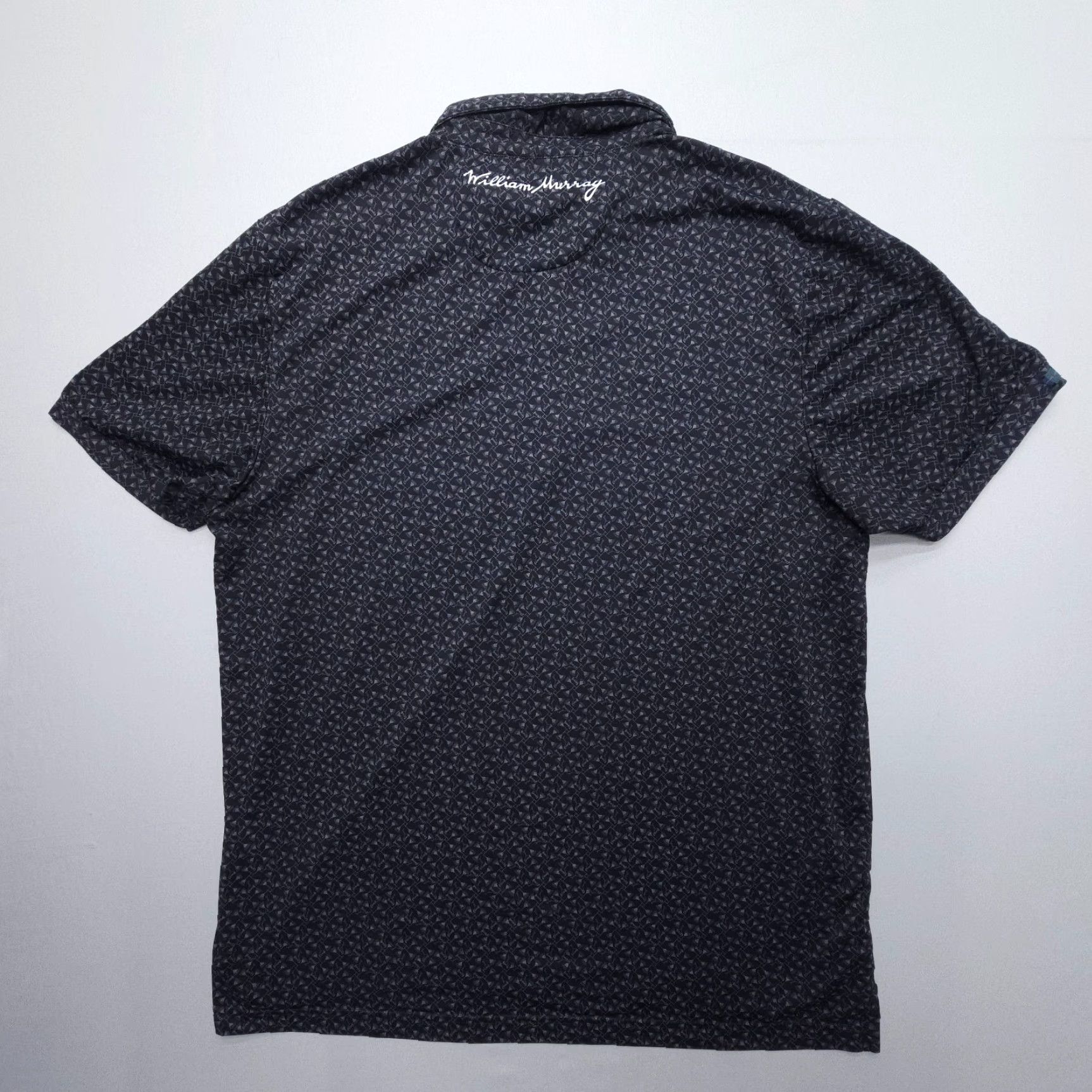Vintage William Murray Golf Polo Shirt Mens L Geometric Martini Print Polo Shirt Size US L / EU 52-54 / 3 - 3 Thumbnail