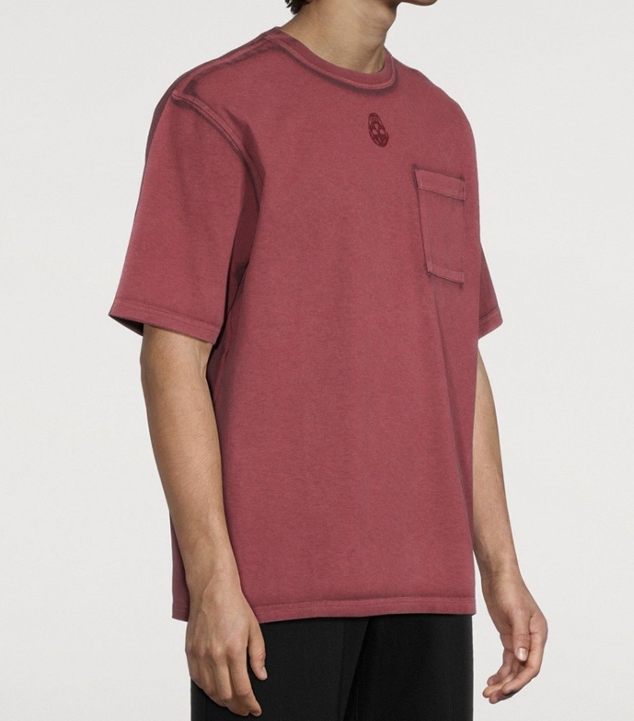 Alexander McQueen Inverted Skull Embroidery T-Shirt Size US L / EU 52-54 / 3 - 1 Thumbnail