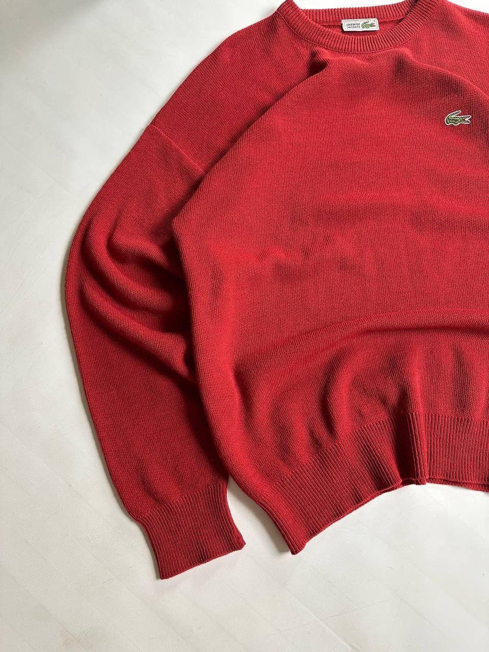 Lacoste 90s Vintage Lacoste Knite Sweater Size US XL / EU 56 / 4 - 2 Thumbnail
