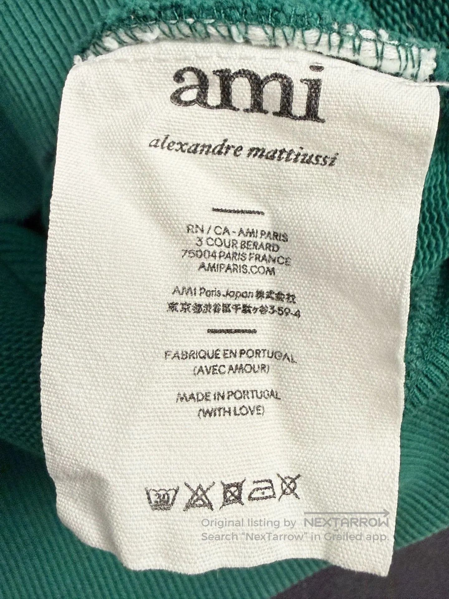 AMI Ami Mint Green Oversized Sweatshirt. Size M / US 6-8 / IT 42-44 - 5 Thumbnail
