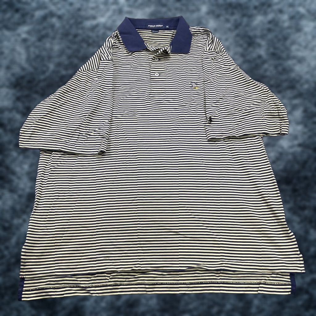 Polo Ralph Lauren VINTAGE Polo Ralph Lauren Winged Foot Polo Shirt Mens XL Yellow Cotton Size US XL / EU 56 / 4 - 1 Thumbnail