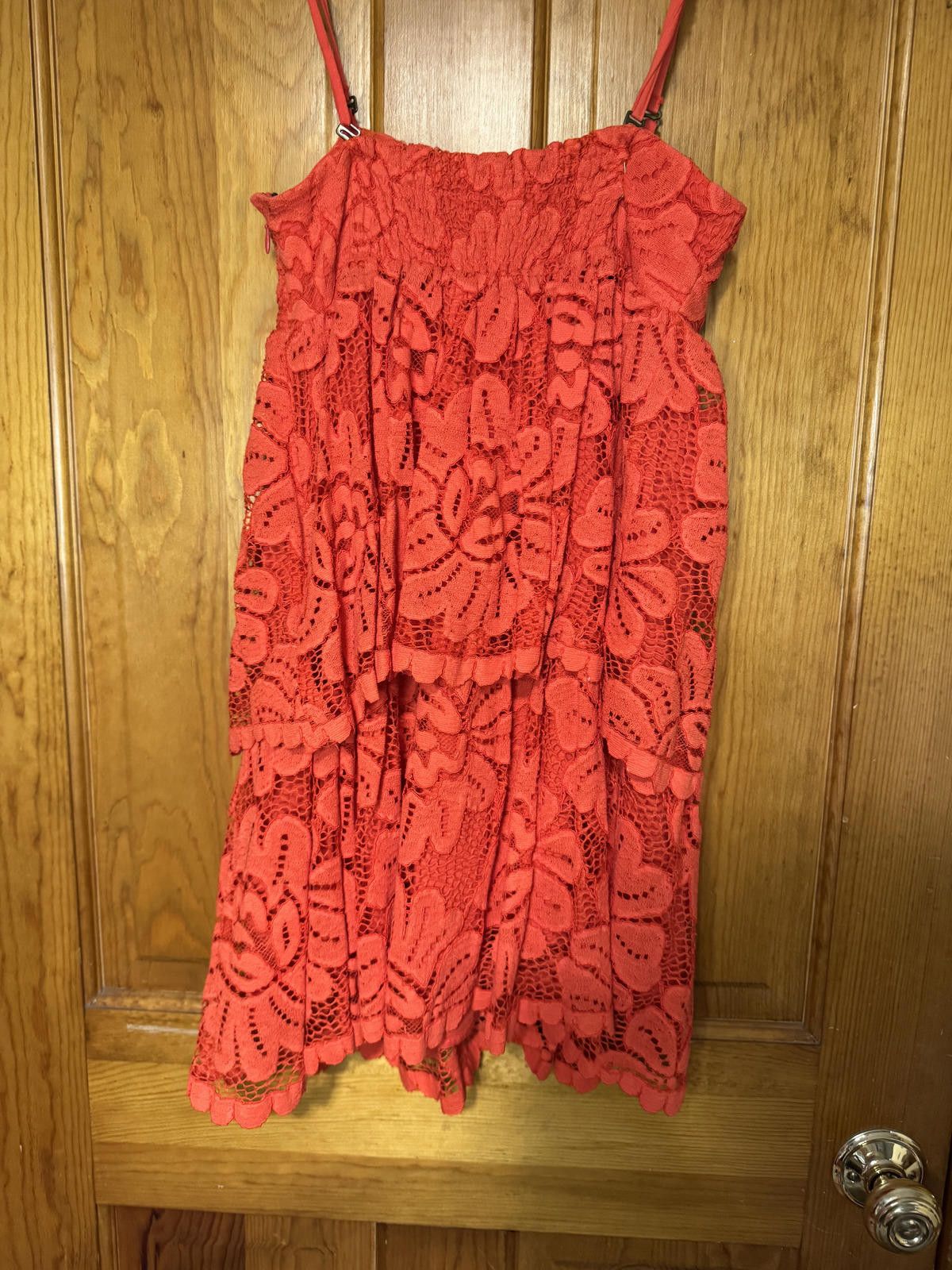 Other Maeve Coral Lace Casual Dress Size ONE SIZE - 2 Thumbnail