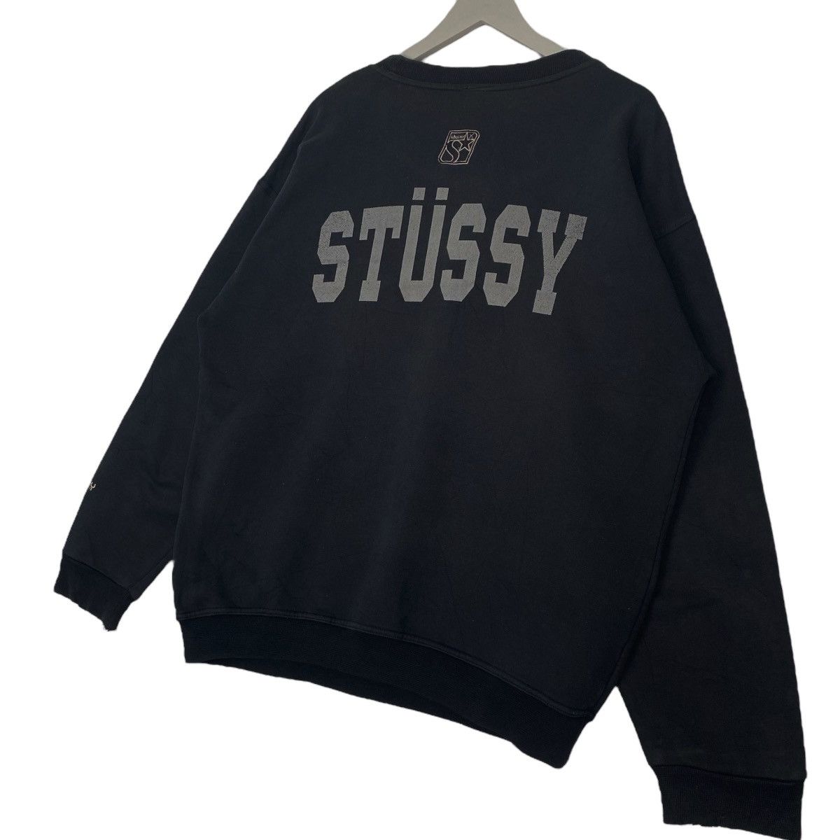 Other Vintage Stussy Embroidered Crewneck Sweatshirt Dark Gray Size US L / EU 52-54 / 3 - 2 Thumbnail