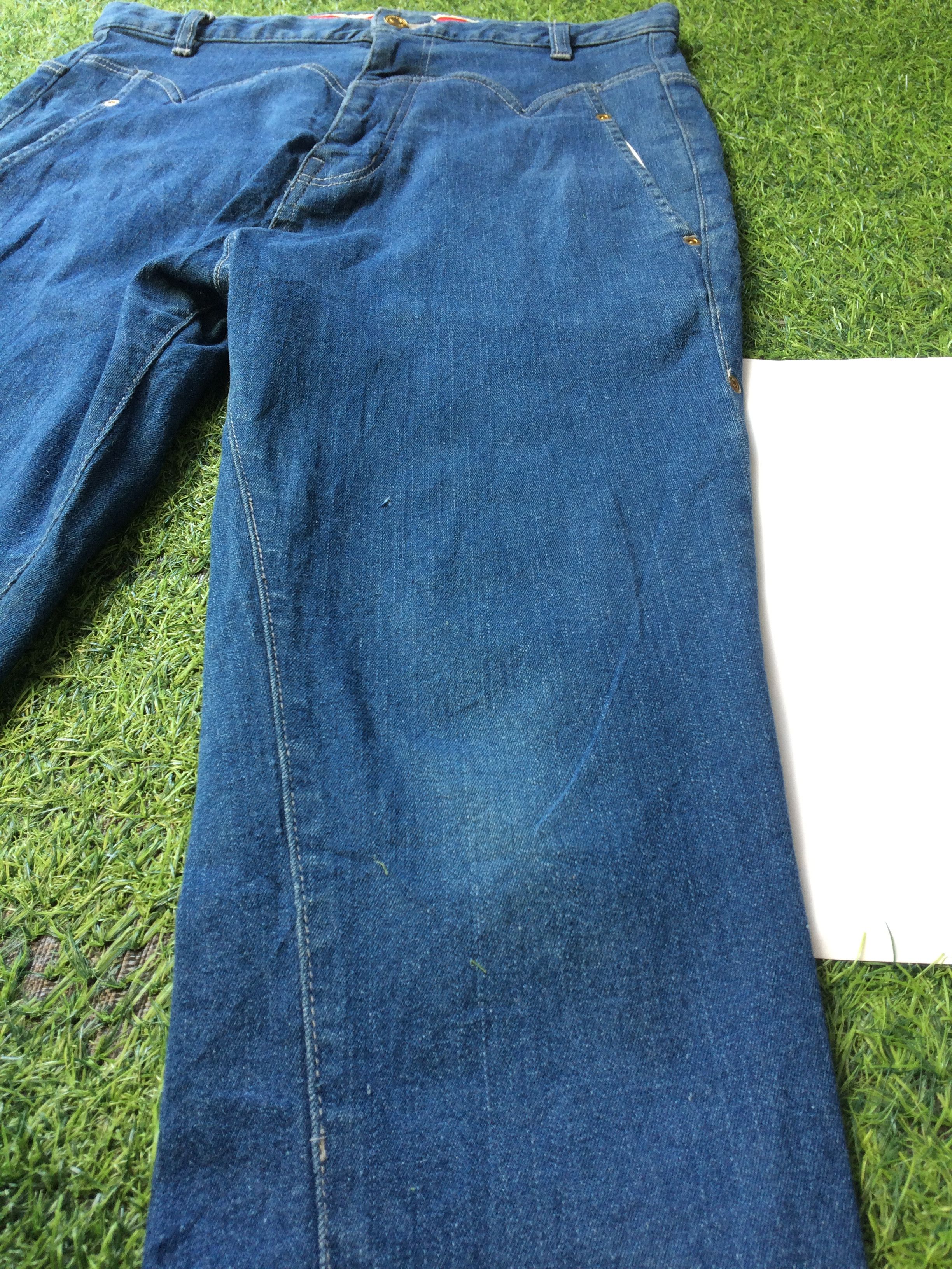 Issey Miyake × Japanese Brand × mercibeaucoup Japanese Low Crotch Stretch Jeans Pants #D-538 Size US 31 - 6 Thumbnail