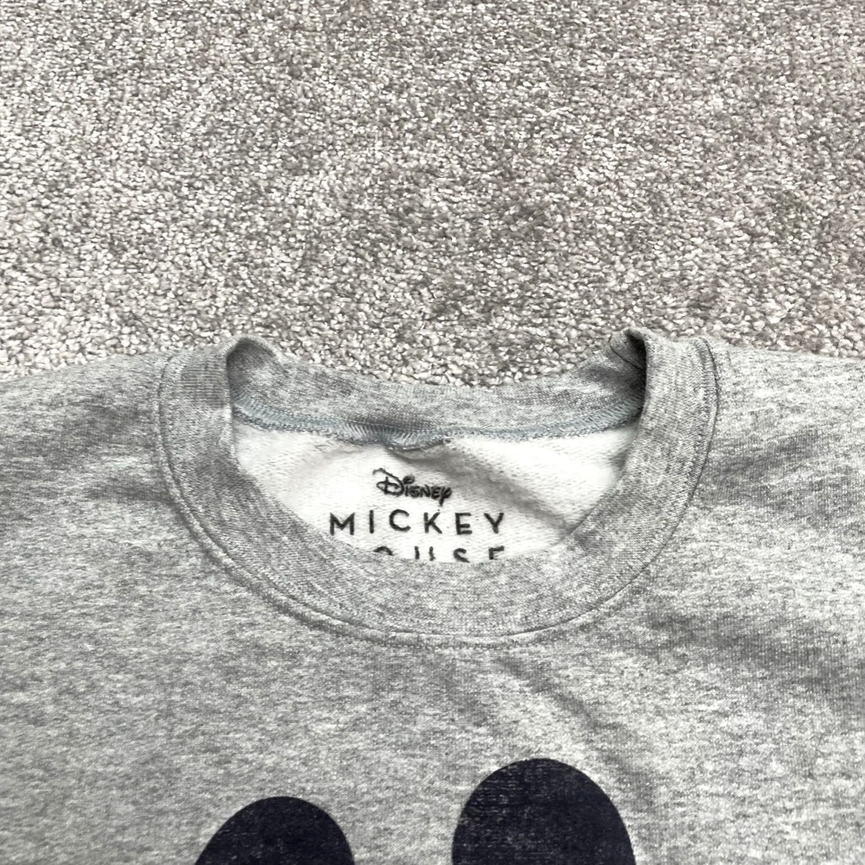 Disney Disney Mickey Mouse Sweatshirt Unisex 1X Gray Crew Neck Pullover Graphic Casual Size US XL / EU 56 / 4 - 4 Thumbnail