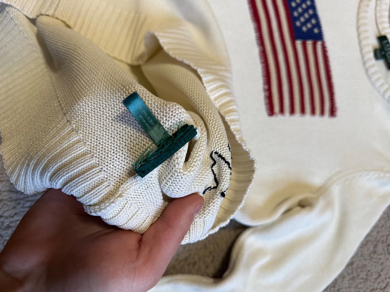 Polo Ralph Lauren Polo Ralph Lauren Womens White Jumper Sweater American Flag Size M / US 6-8 / IT 42-44 - 7 Thumbnail
