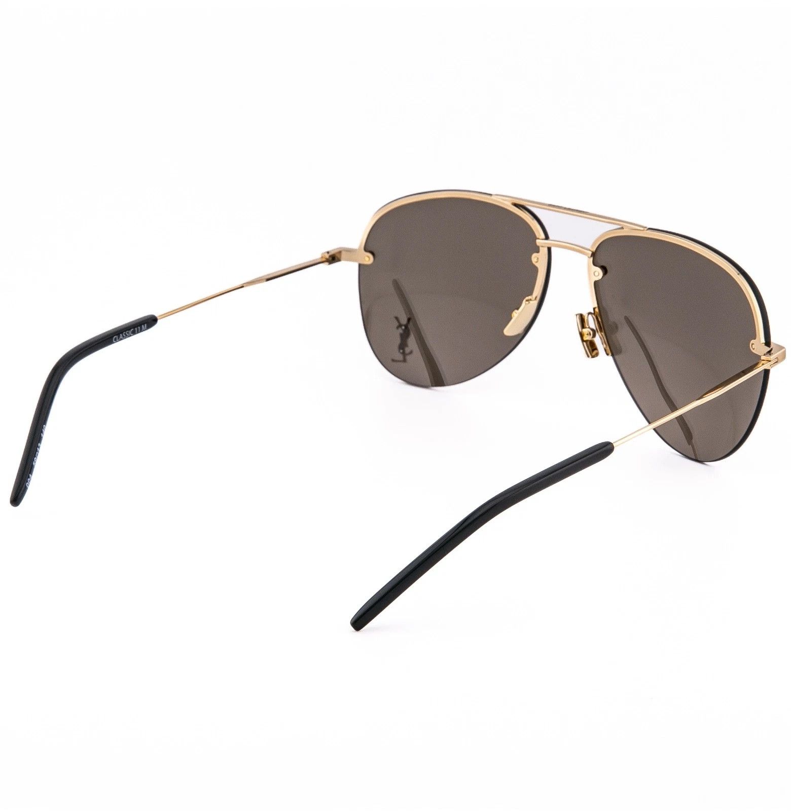 Saint Laurent Paris SAINT LAURENT Gold Mirror 11 YSL 004 11M Sunglasses SL11M Size ONE SIZE - 3 Thumbnail