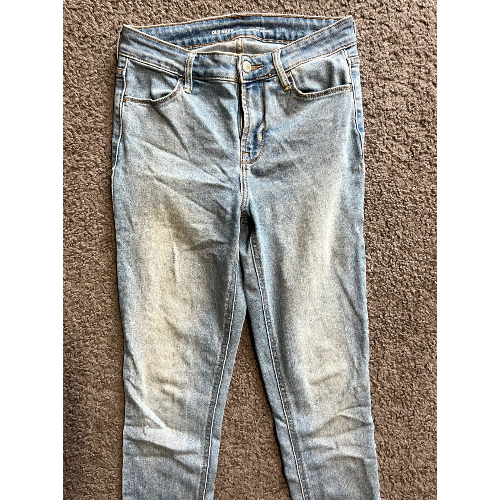 Old Navy VINTAGE Old Navy Womens Super Skinny High Rise Ankle Jeans Womens Blue 0 Size 25" / US 0 / IT 36 - 2 Thumbnail