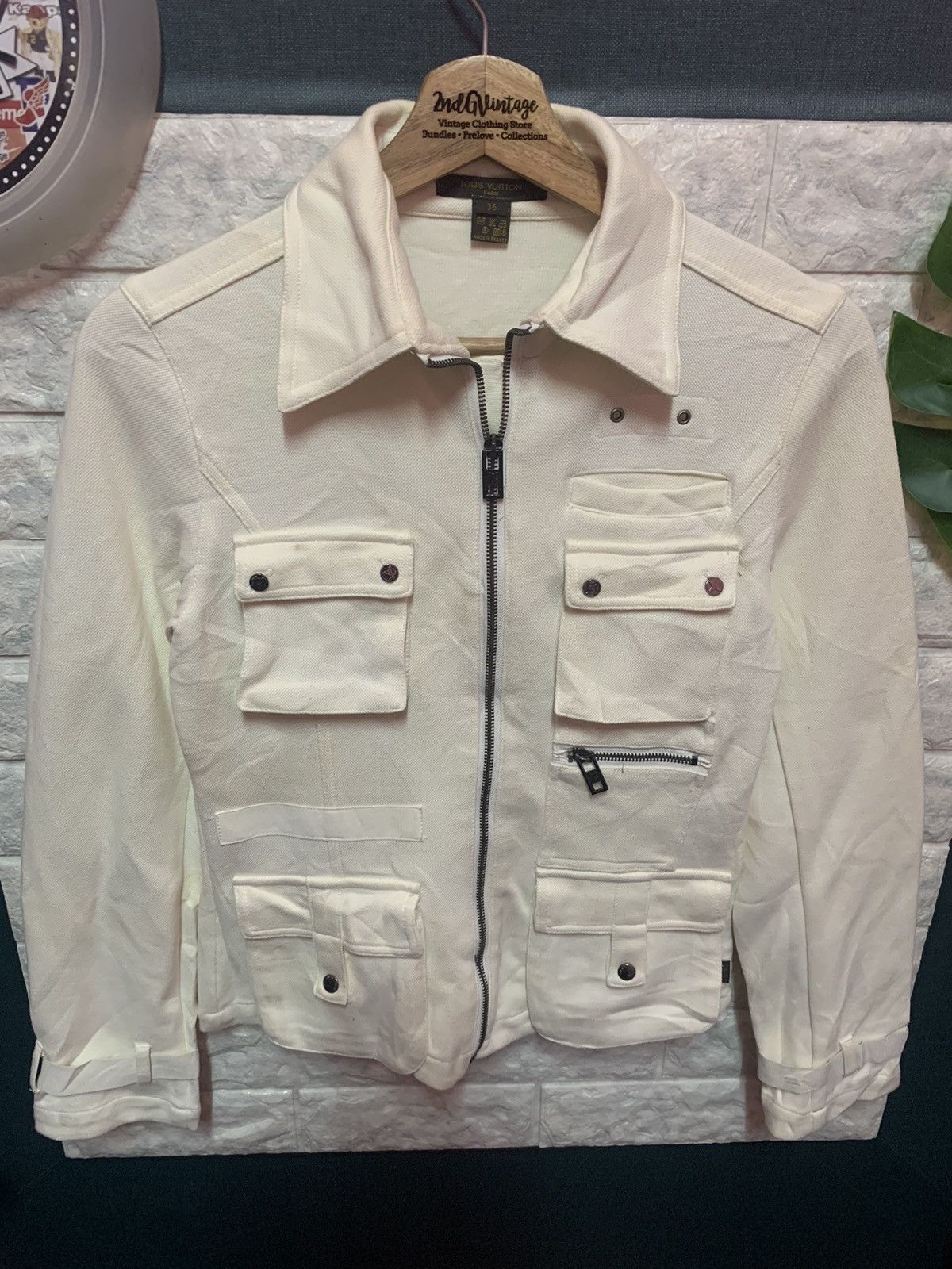 Louis Vuitton × Vintage VINTAGE!! Women Jacket LOUIS VUITTON Size XS / US 0-2 / IT 36-38 - 3 Thumbnail