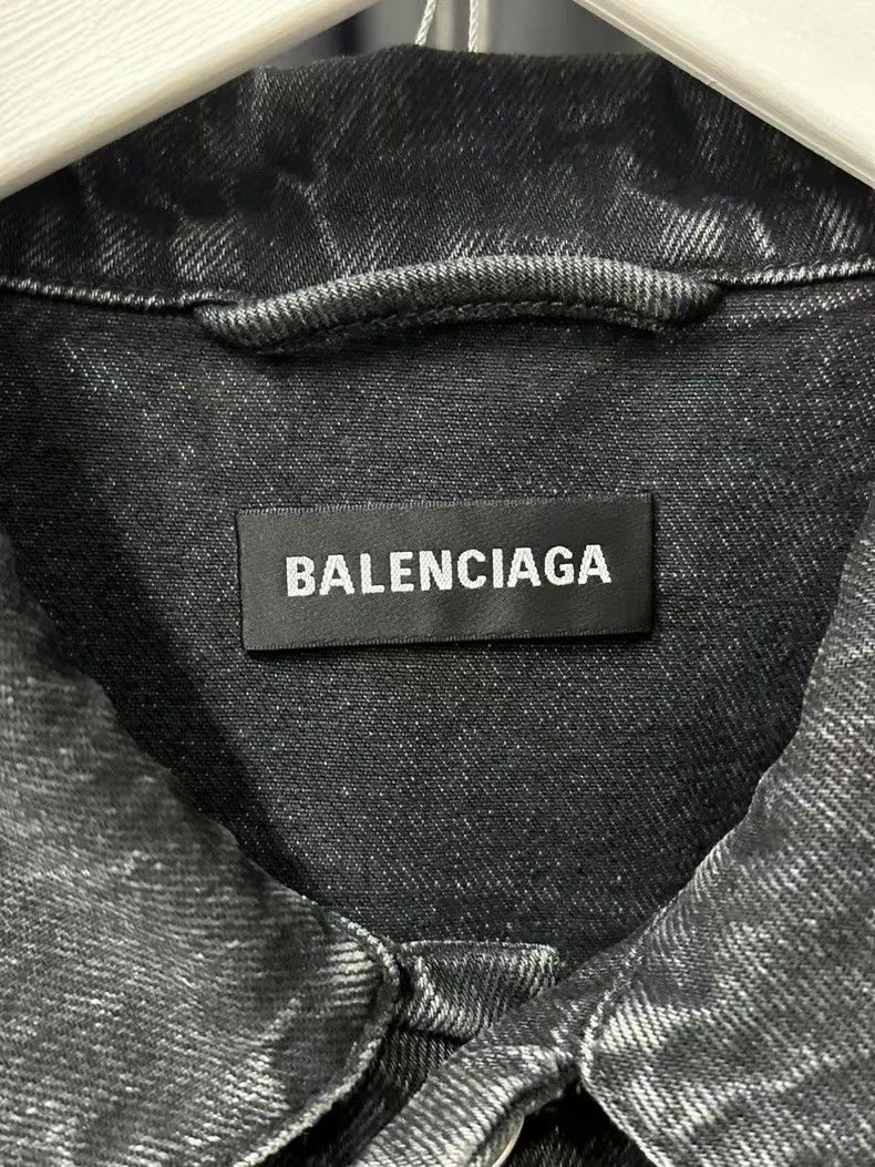 Balenciaga Balenciaga Denim Jacket Size US L / EU 52-54 / 3 - 6 Thumbnail