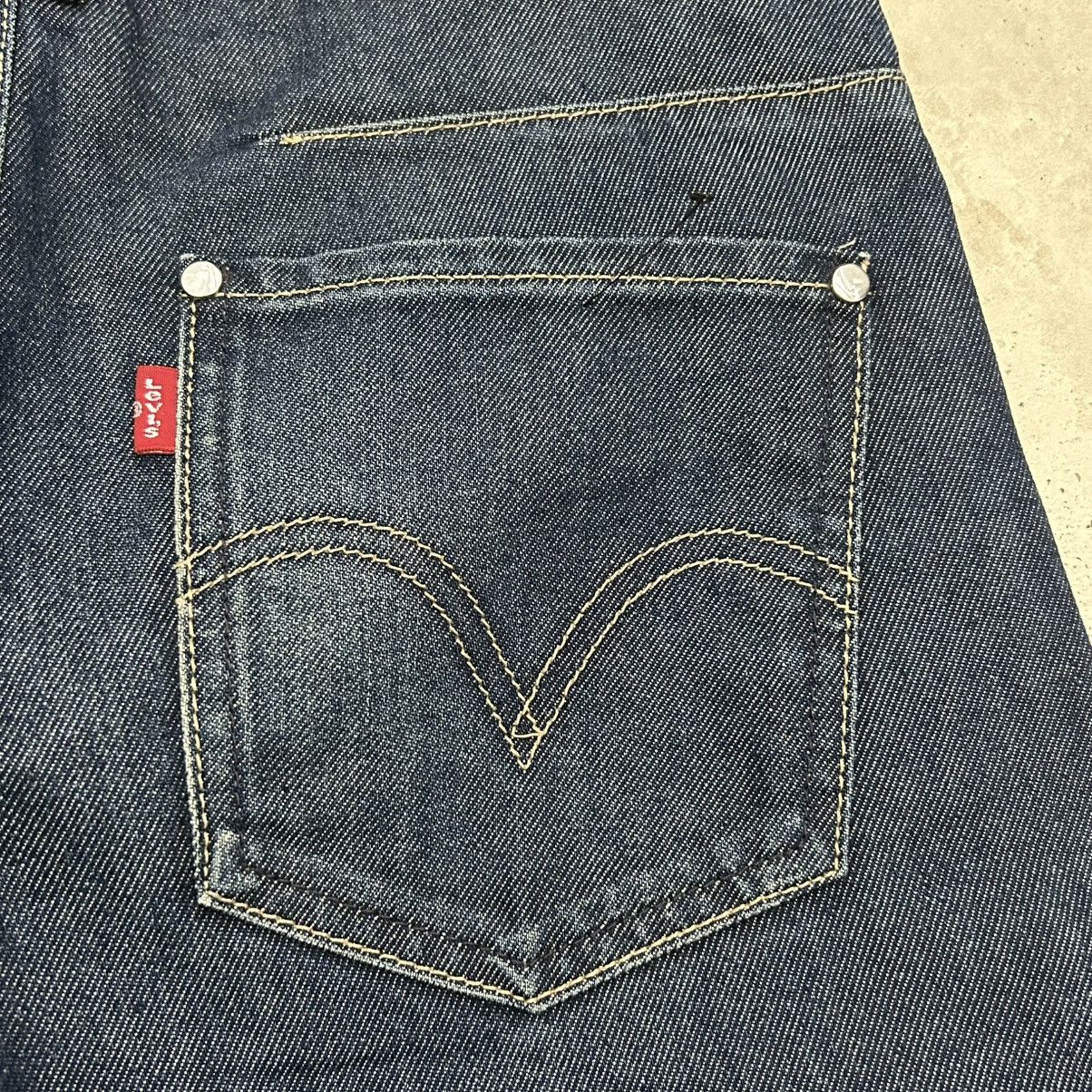Levi's Y2k Levis Engineered Baggy Jeans Indigo Size US 29 - 8 Thumbnail