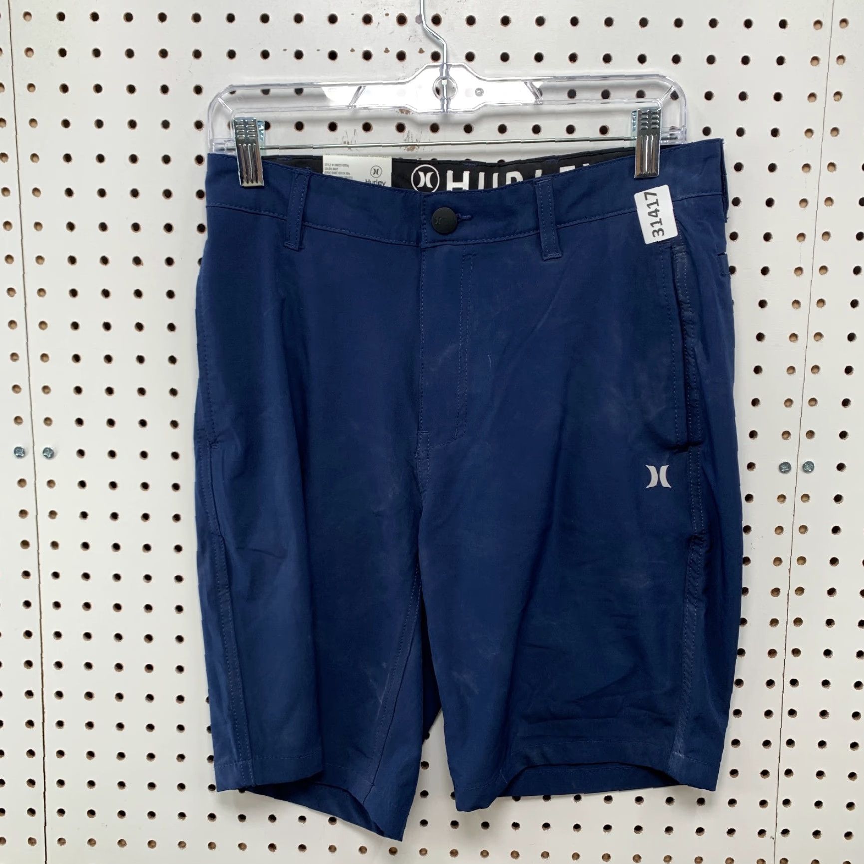 Hurley VINTAGE Hurley Chino Shorts Mens Size 30x10 Blue Casual Shirt 2000s Men Size US 30 / EU 46 - 4 Thumbnail