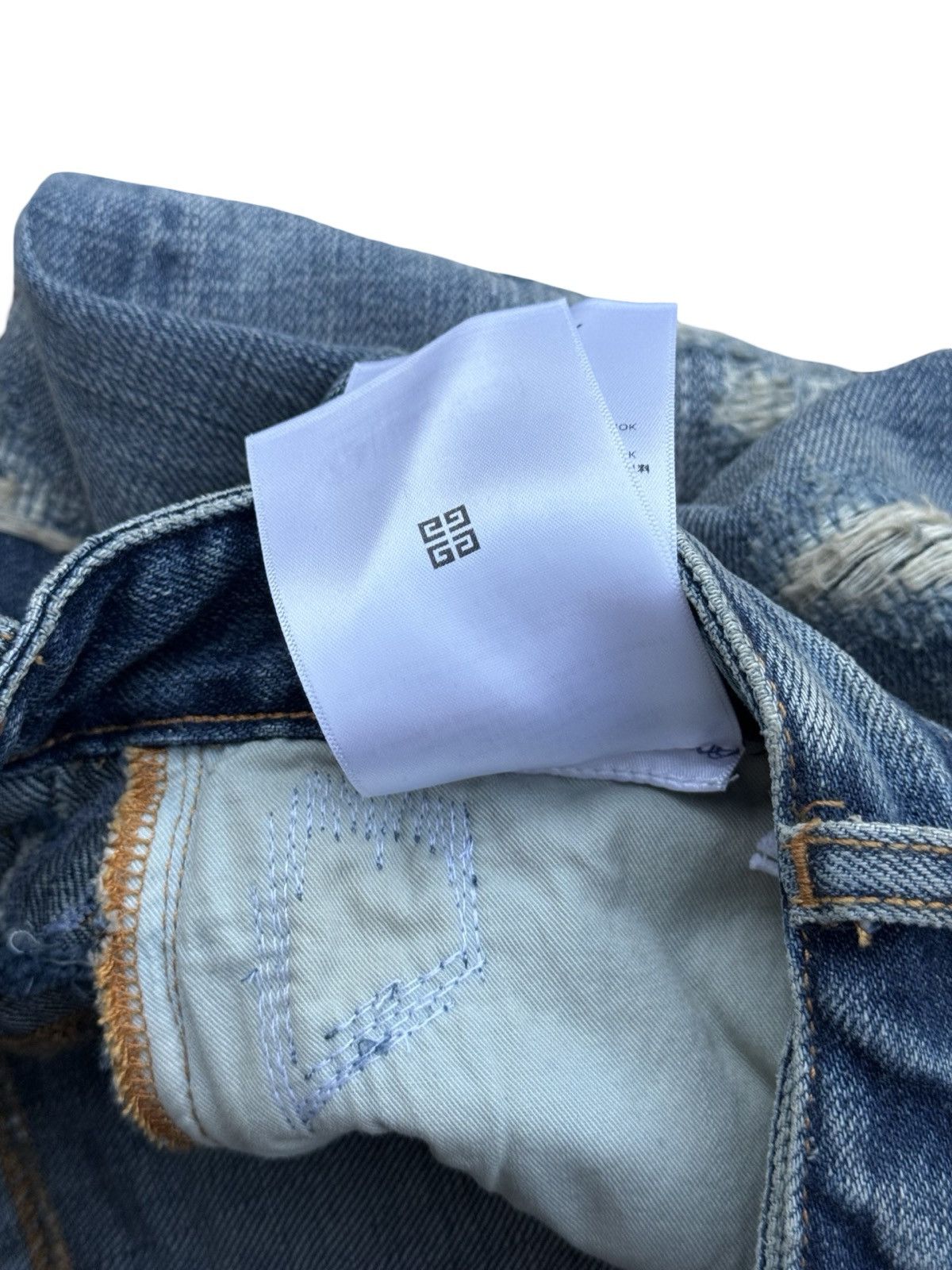 Givenchy Givenchy Boro Distressed Moleskin Denim Size US 30 / EU 46 - 8 Thumbnail