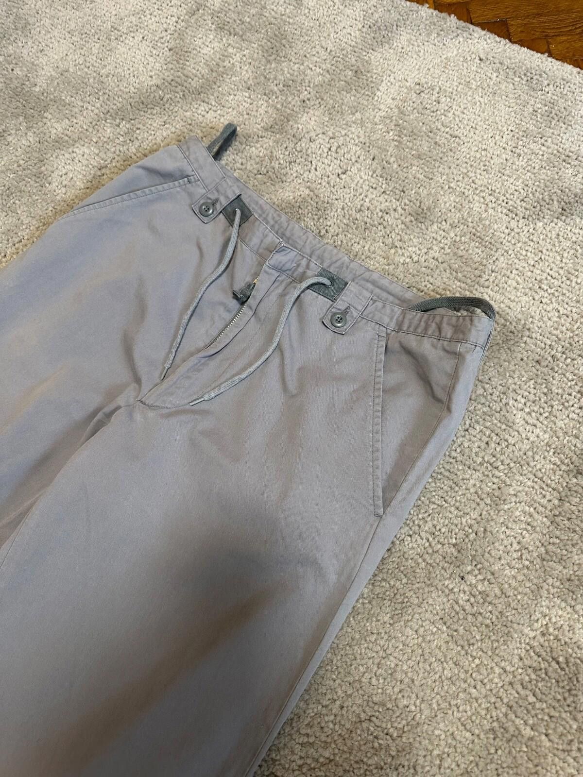 Helmut Lang HELMUT LANG 90S GREY DRAWSTRING PANTS Sz 48 Size US 44 / EU 60 - 6 Thumbnail