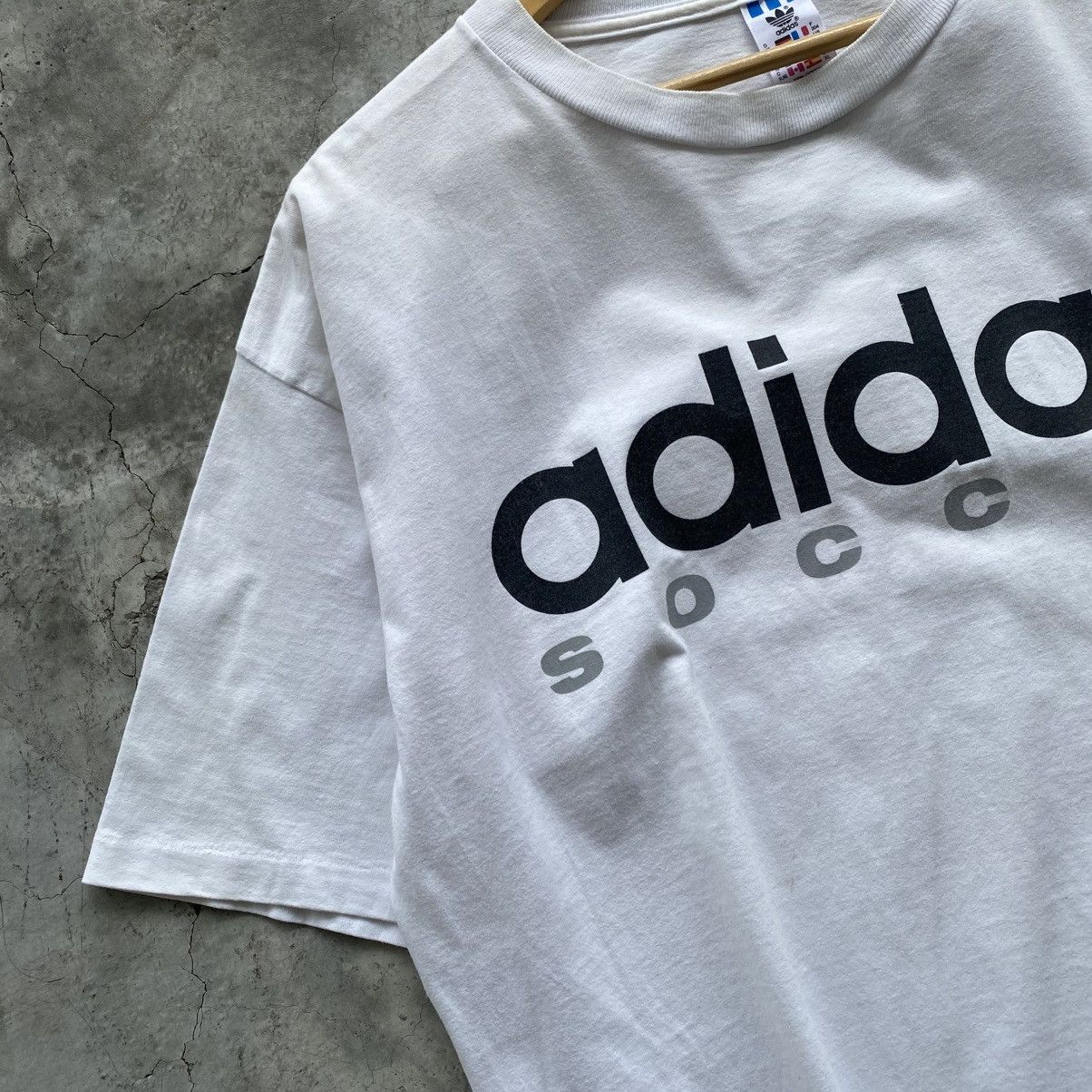 Adidas × Vintage Vintage 90's Adidas Soccer Tshirt (XL) Size US XL / EU 56 / 4 - 4 Thumbnail