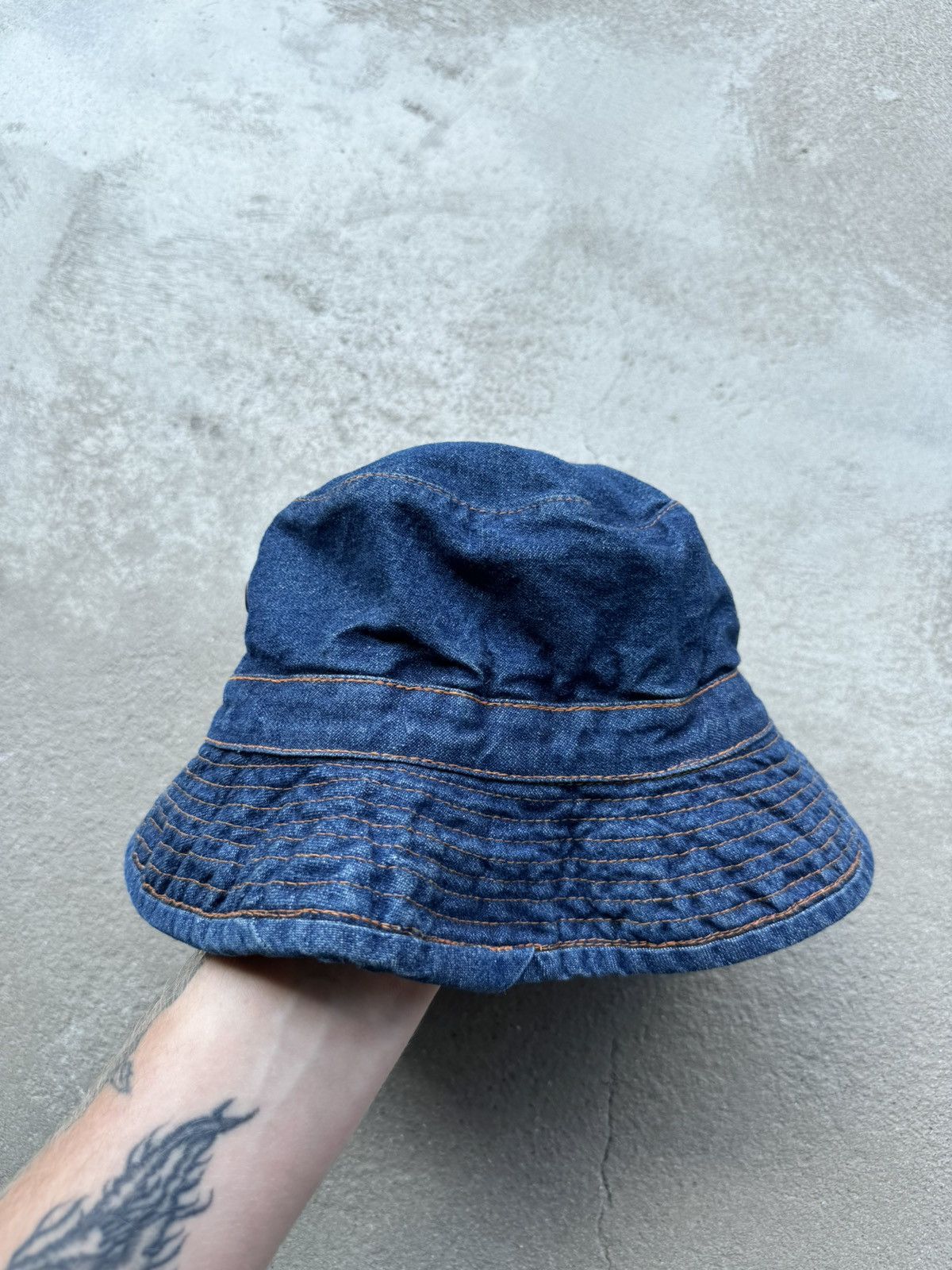 kapital Kountry デニム バケットハット Kapital Kountry Crash Remake Indigo Bucket Hat – Cotton Sheep