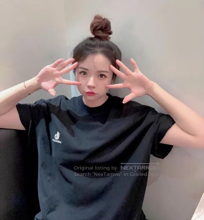 Balenciaga Balenciaga Embroidered Destroyed Black Short Sleeve T-Shir Size US L / EU 52-54 / 3 - 3 Thumbnail