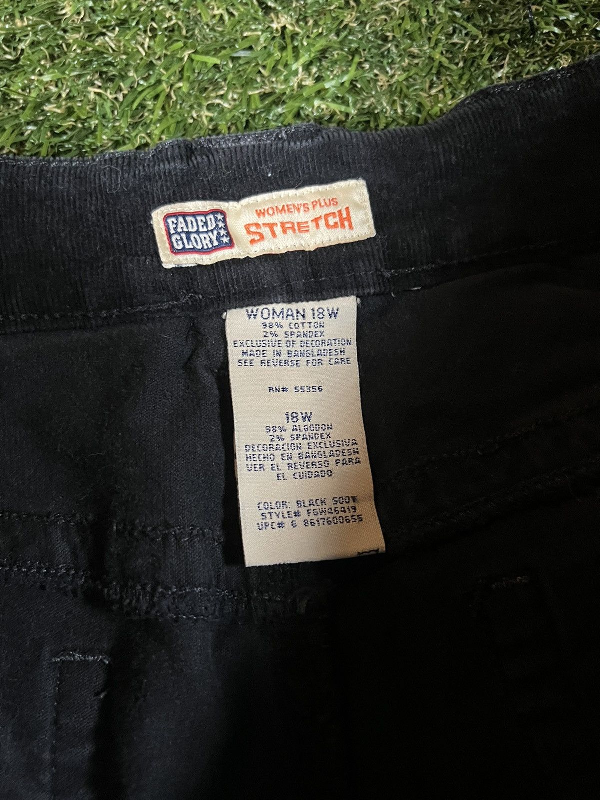 Faded Glory Vintage Y2K Baggy Corduroy Flaired Affliction Styled Pants Size US 34 / EU 50 - 4 Thumbnail