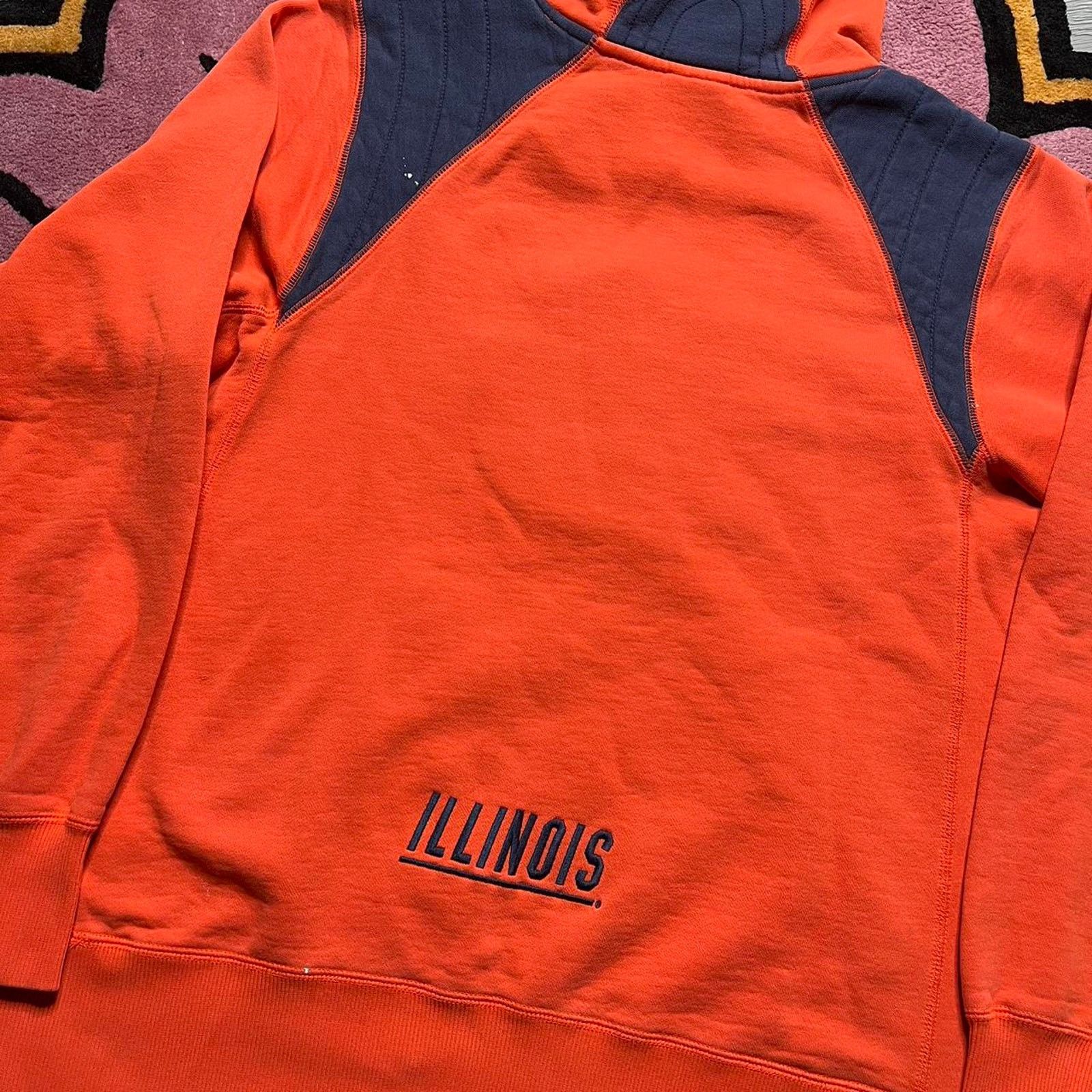 NCAA × Nike Nike Illinois University Center Swoosh Pullover Hoodie Small Size US S / EU 44-46 / 1 - 8 Thumbnail