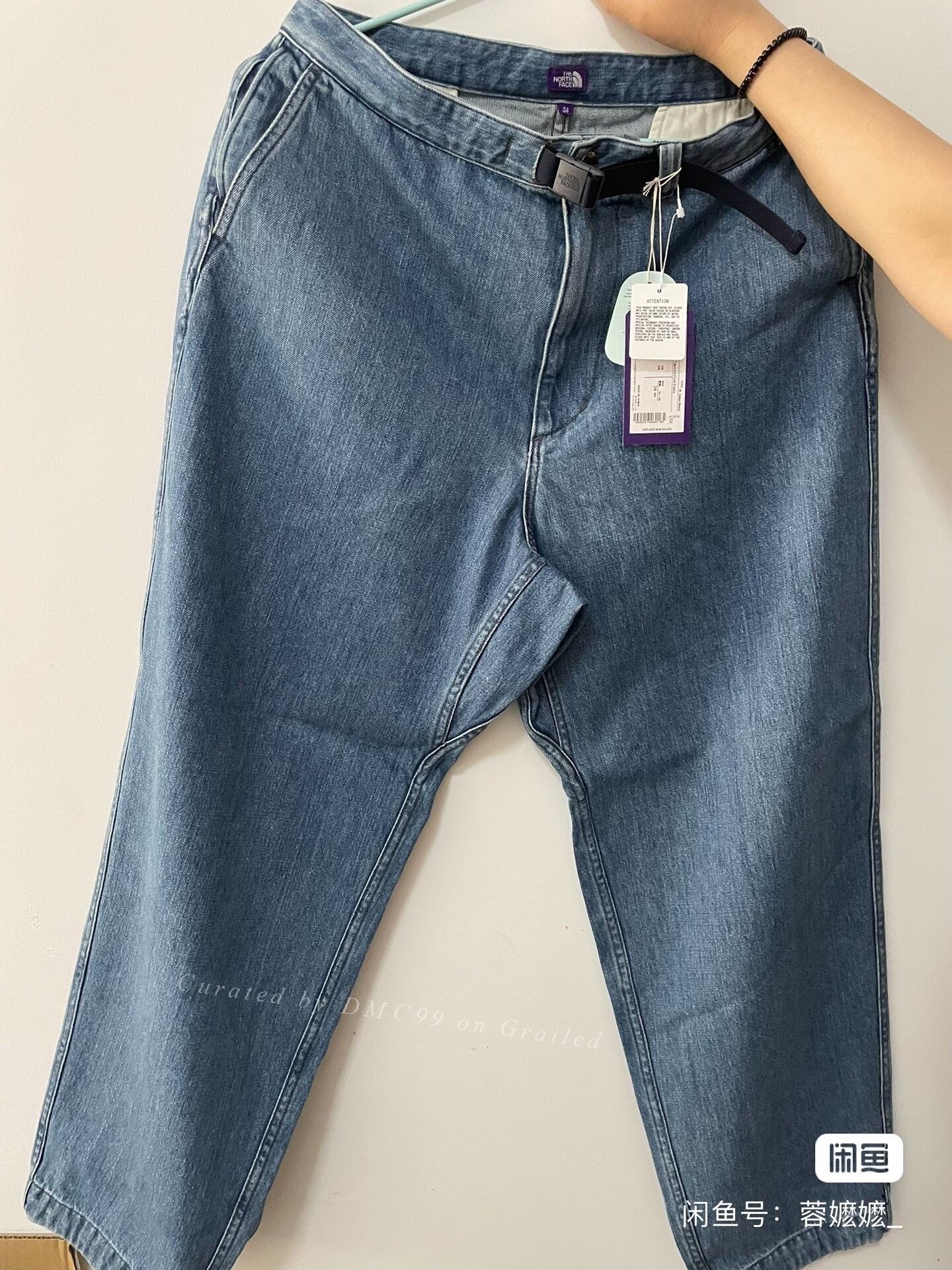 The North Face Purple Label The North Face Purple Label Denim Wide Tapered Pants Size US 34 / EU 50 - 1 Thumbnail