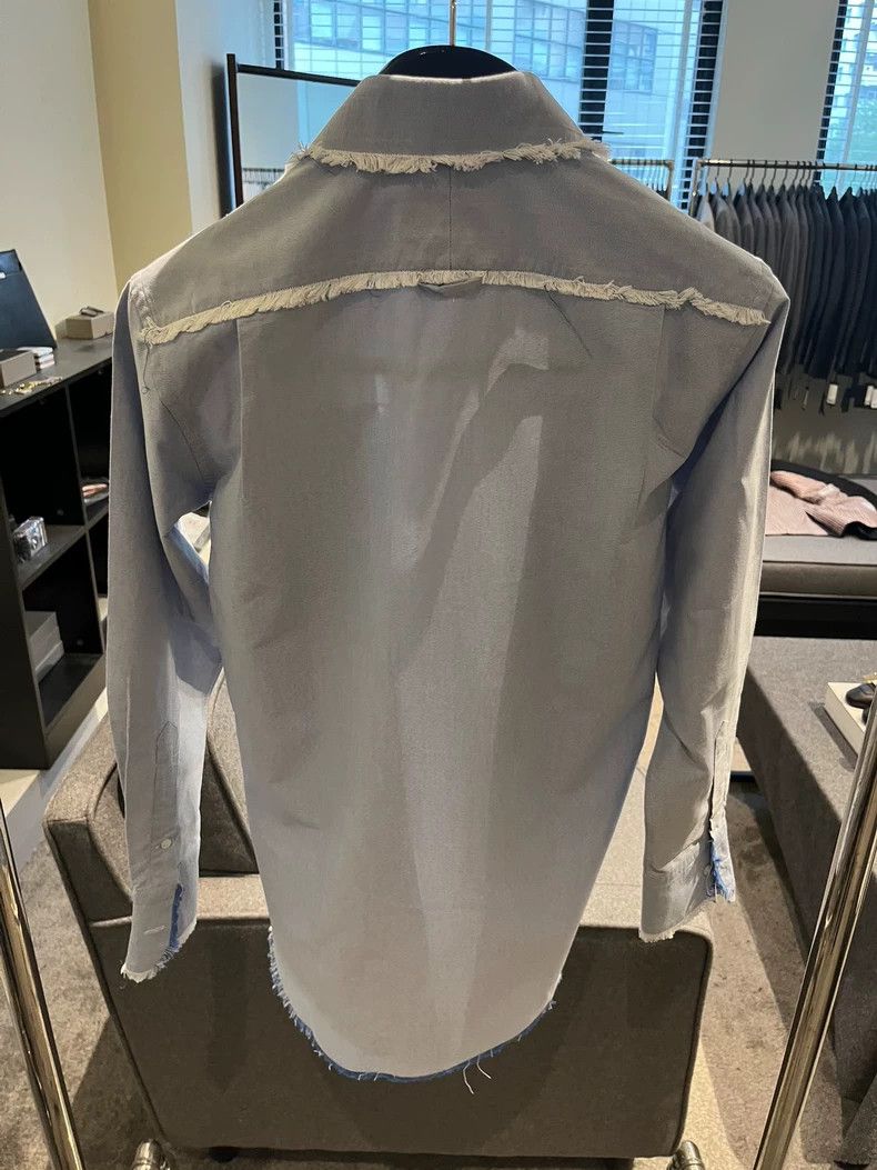 Thom Browne Thom Browne size2 Blue Oxford shirt Size US M / EU 48-50 / 2 - 2 Thumbnail