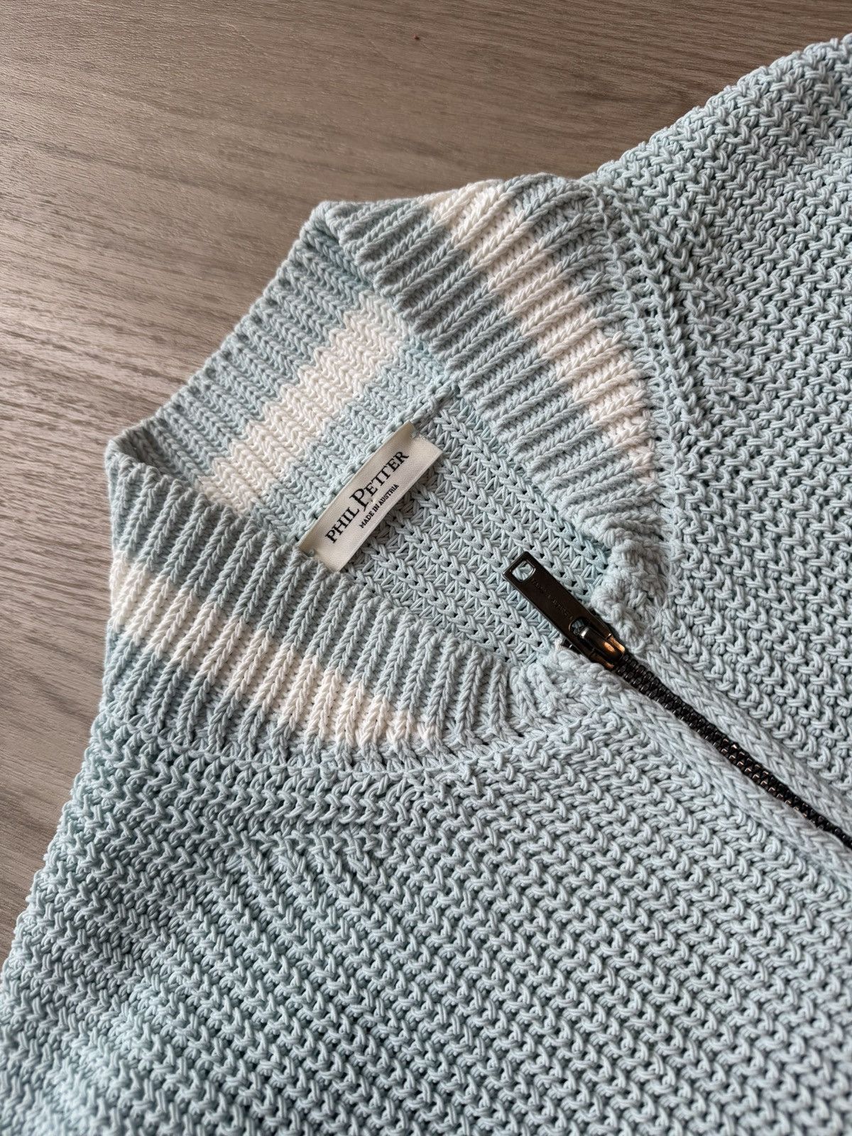Other Phil Petter Austrian Knit Zip Luxury Knit (Loro Piana Style) Size US L / EU 52-54 / 3 - 3 Thumbnail