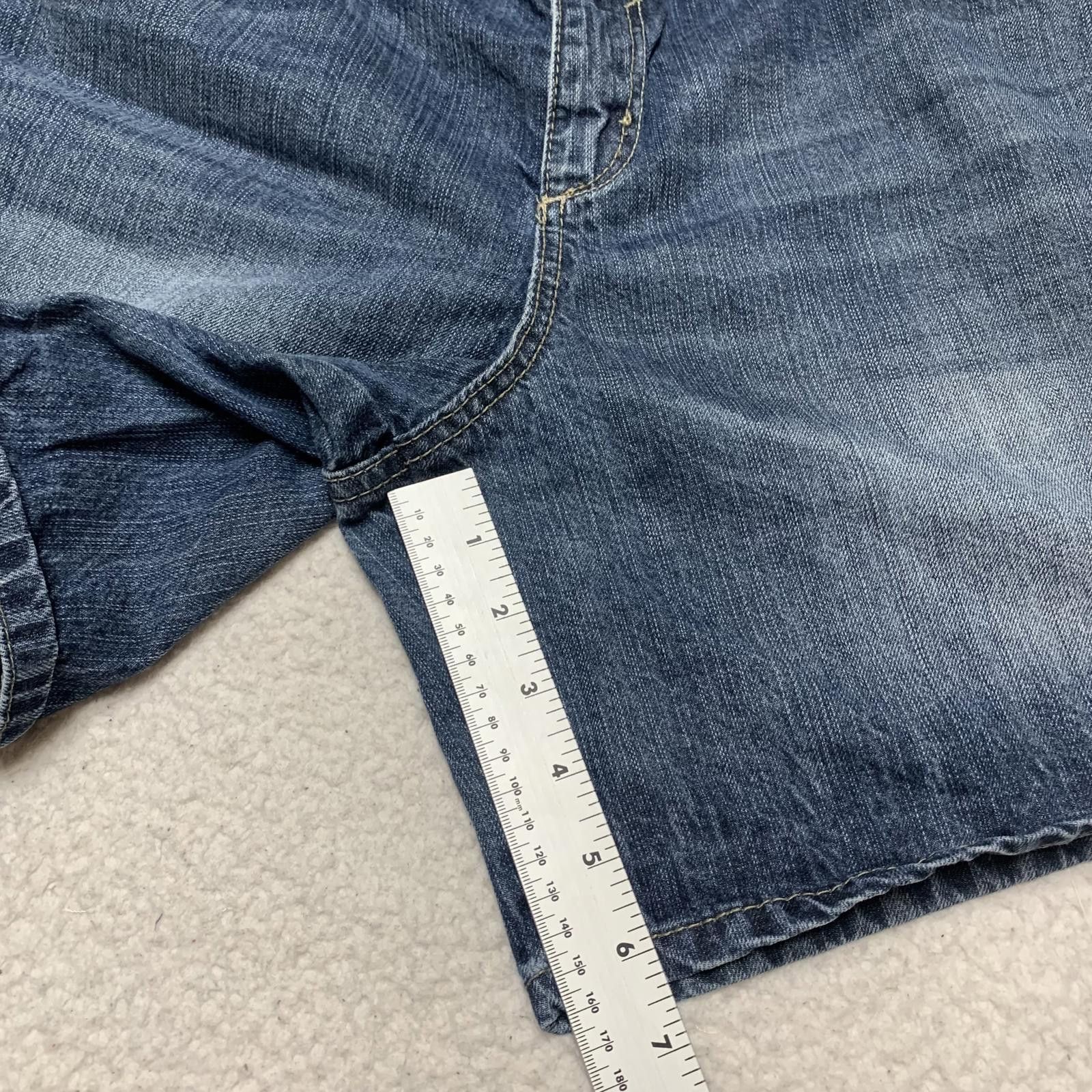 Route 66 Route 66 Women's Size 16 Blue Wash Denim Shorts Jeans W 37 Size 38" / US 16 / IT 52 - 9 Thumbnail