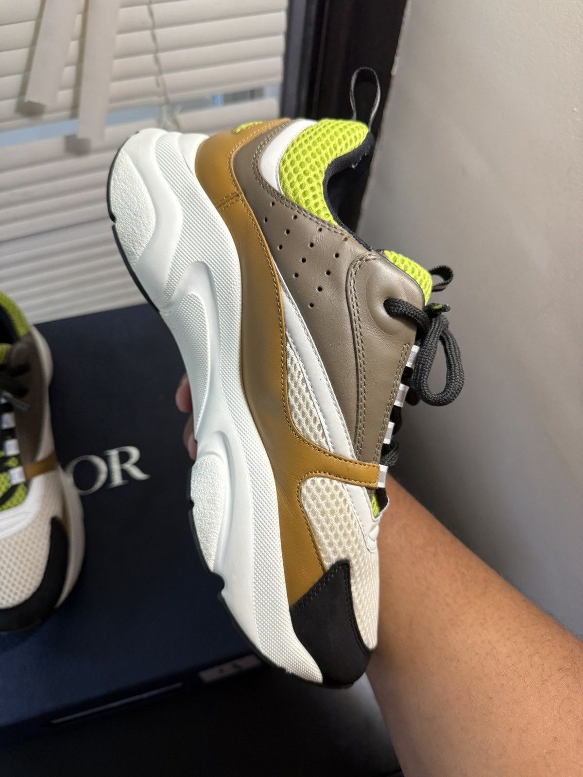 Dior Dior B22 Brown Lime Size Size 8 US / 41 EU Size US 8 / EU 41 - 7 Thumbnail