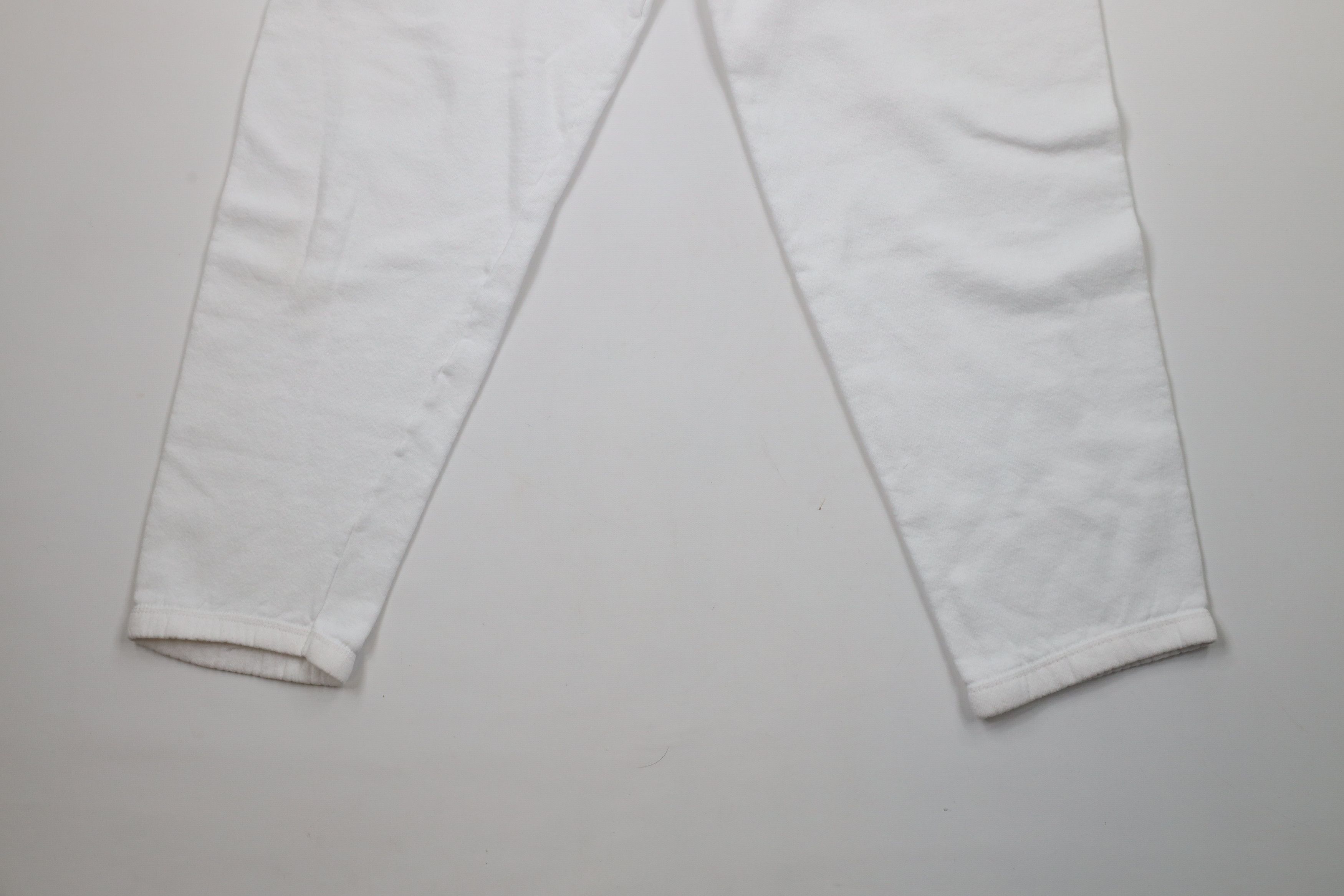 Vintage Vintage 90s Streetwear Blank Sweatpants Pants White USA Size 29" - 4 Thumbnail